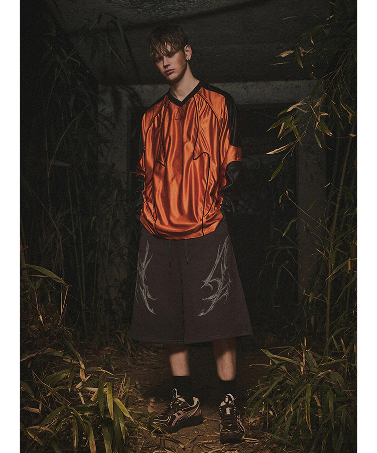 NOT4NERD/ノットフォーナード/TRIBAL BERMUDA SWEAT SHORTS