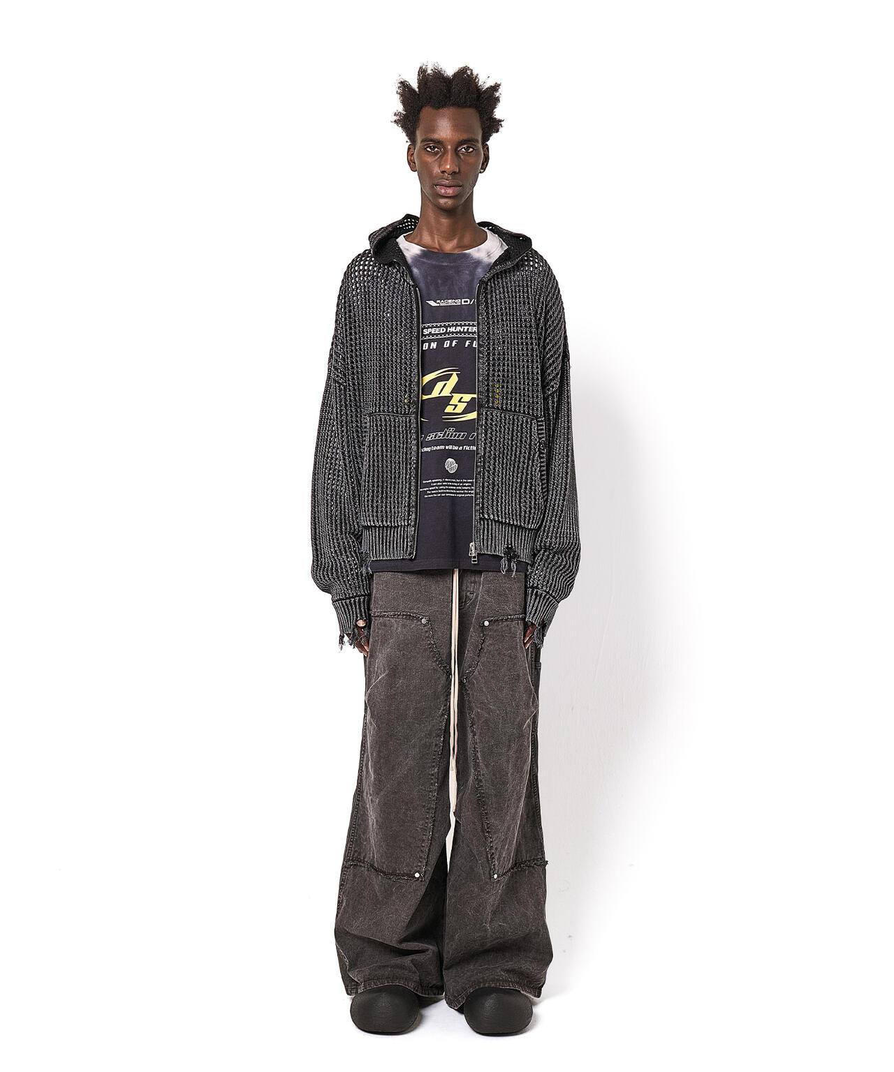 DankeSchon/ダンケシェーン/PIGMENT TWILL W-KNEE PANTS