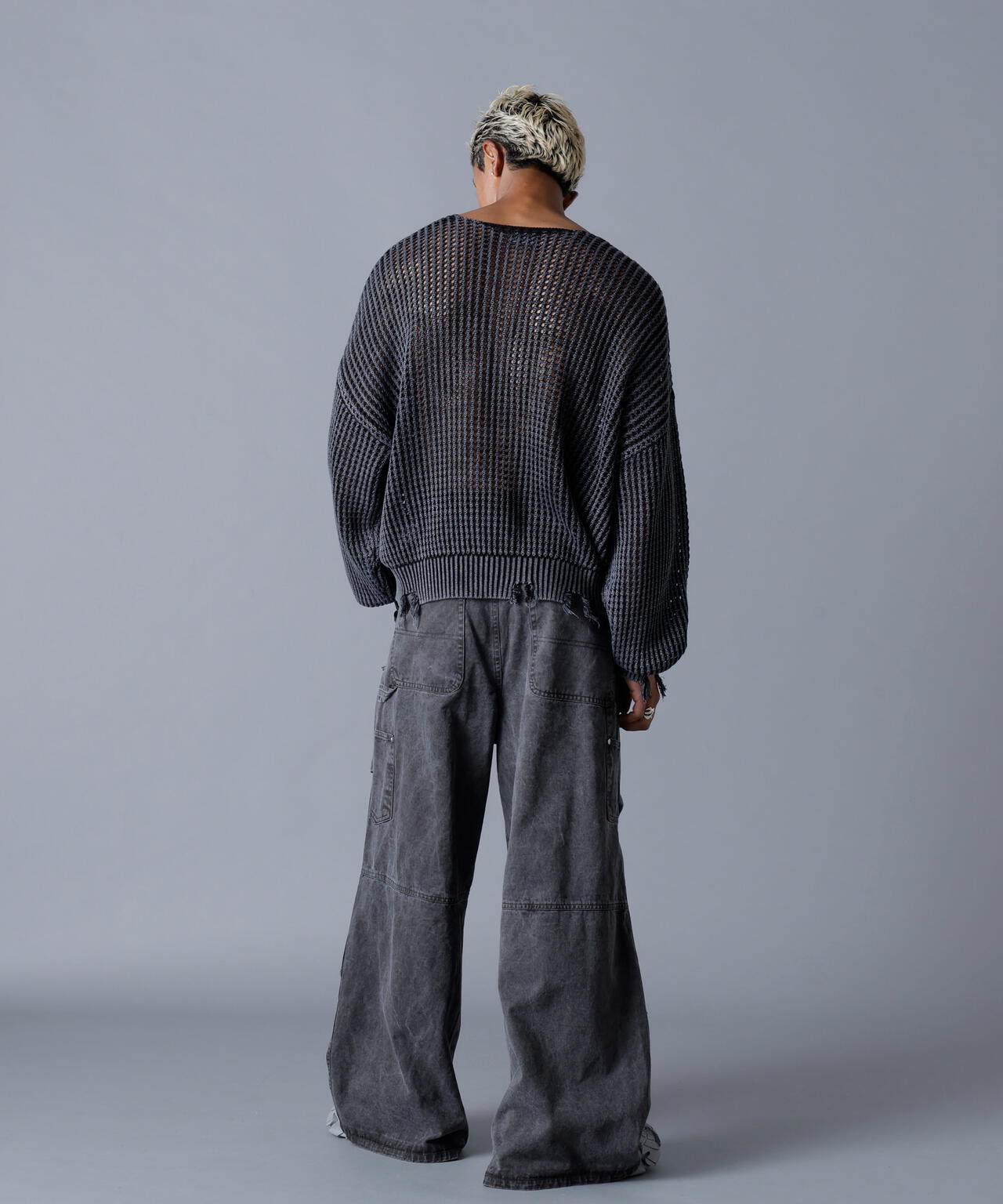 DankeSchon/ダンケシェーン/PIGMENT TWILL W-KNEE PANTS