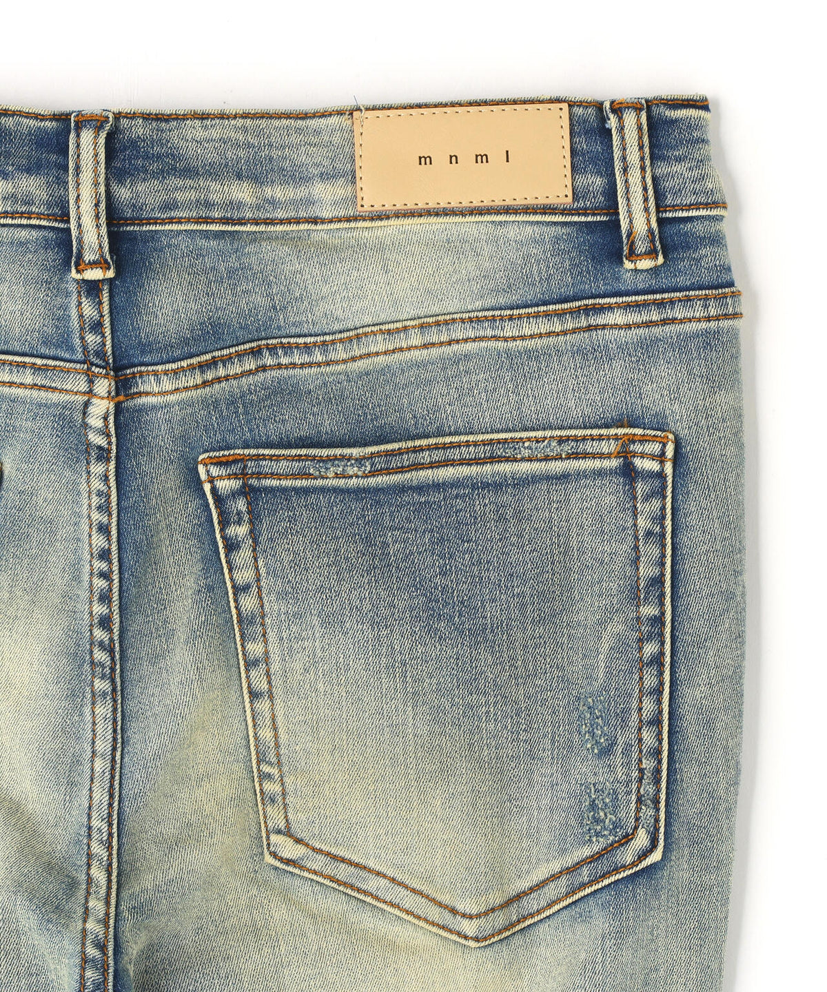 mnml/ミニマル/リペアデニムパンツ/X214 STRETCH DENIM(M2020-D857)