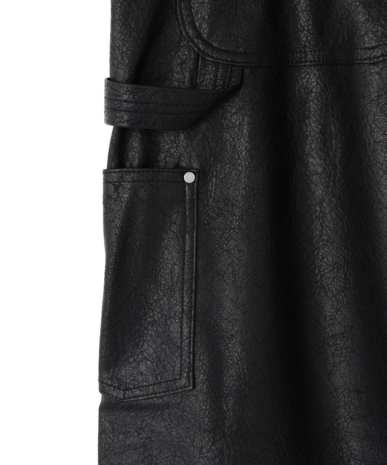 DankeSchon/ダンケシェーン/PULEATHER WKNEE PAINTER PANTS