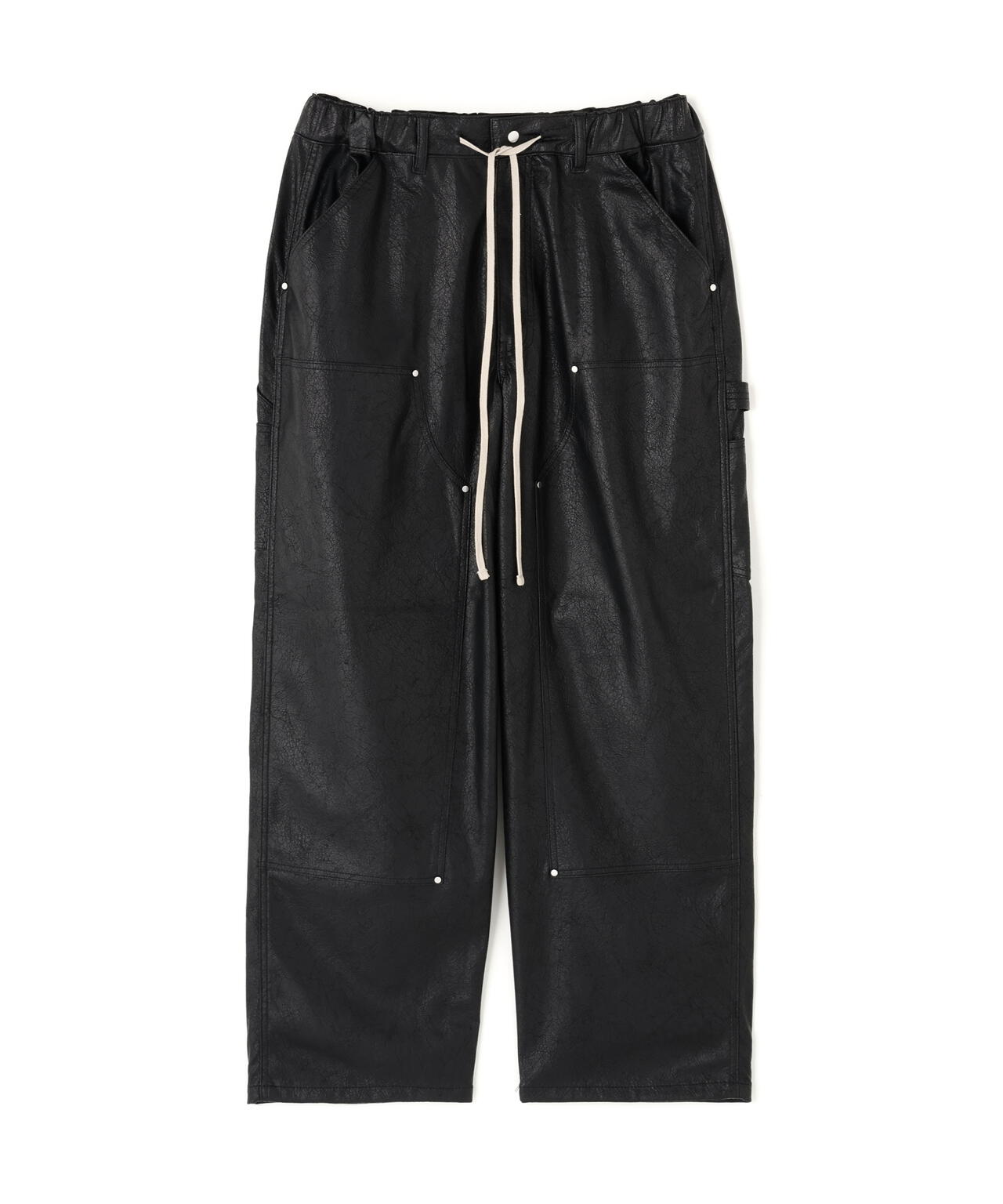 DankeSchon/ダンケシェーン/PULEATHER WKNEE PAINTER PANTS