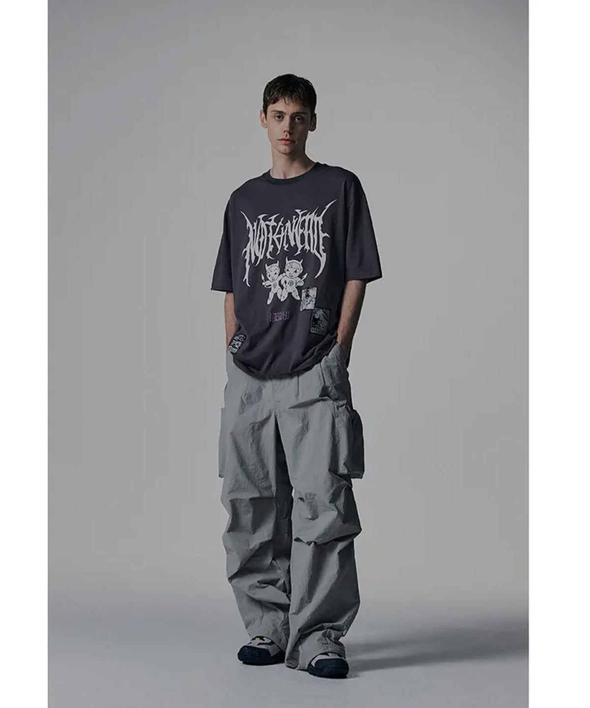 NOT4NERD/ノットフォーナード/NYLON BIG POCKET CARGO PANTS