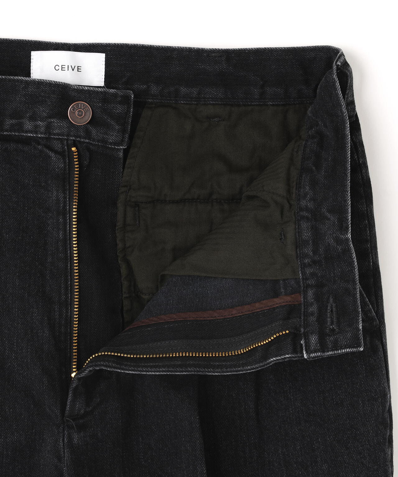 CEIVE/シーヴ/DENIM TWO TUCK TROUSERS
