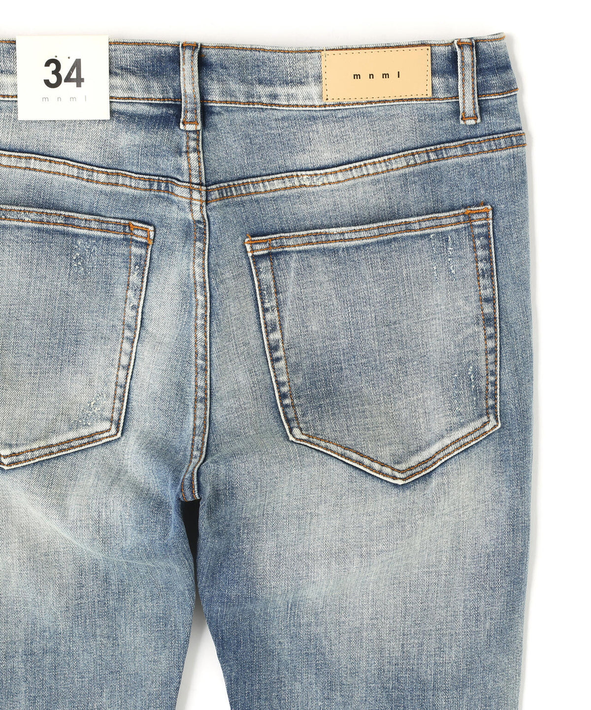 mnml/ミニマル/蛇腹パンツ/X162 STRETCH DENIM(20ML-SP661D)