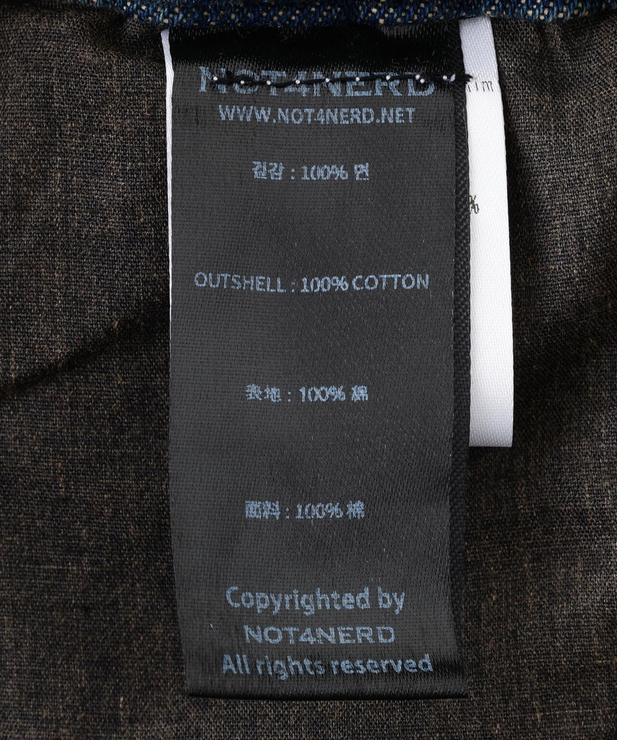 NOT4NERD/ノットフォーナード/CAMO LAYERED DESTROYED DENIM PANTS