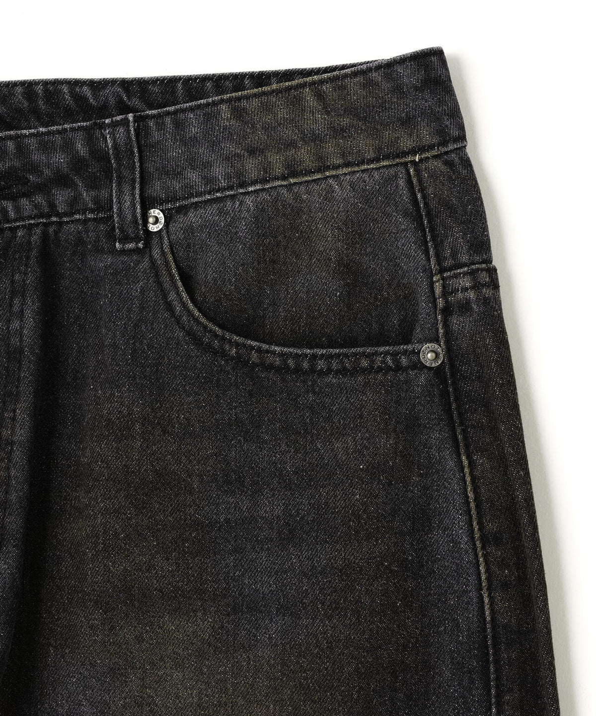NOT4NERD/ノットフォーナード/MUD WASHED REGULAR FIT DENIM PANTS