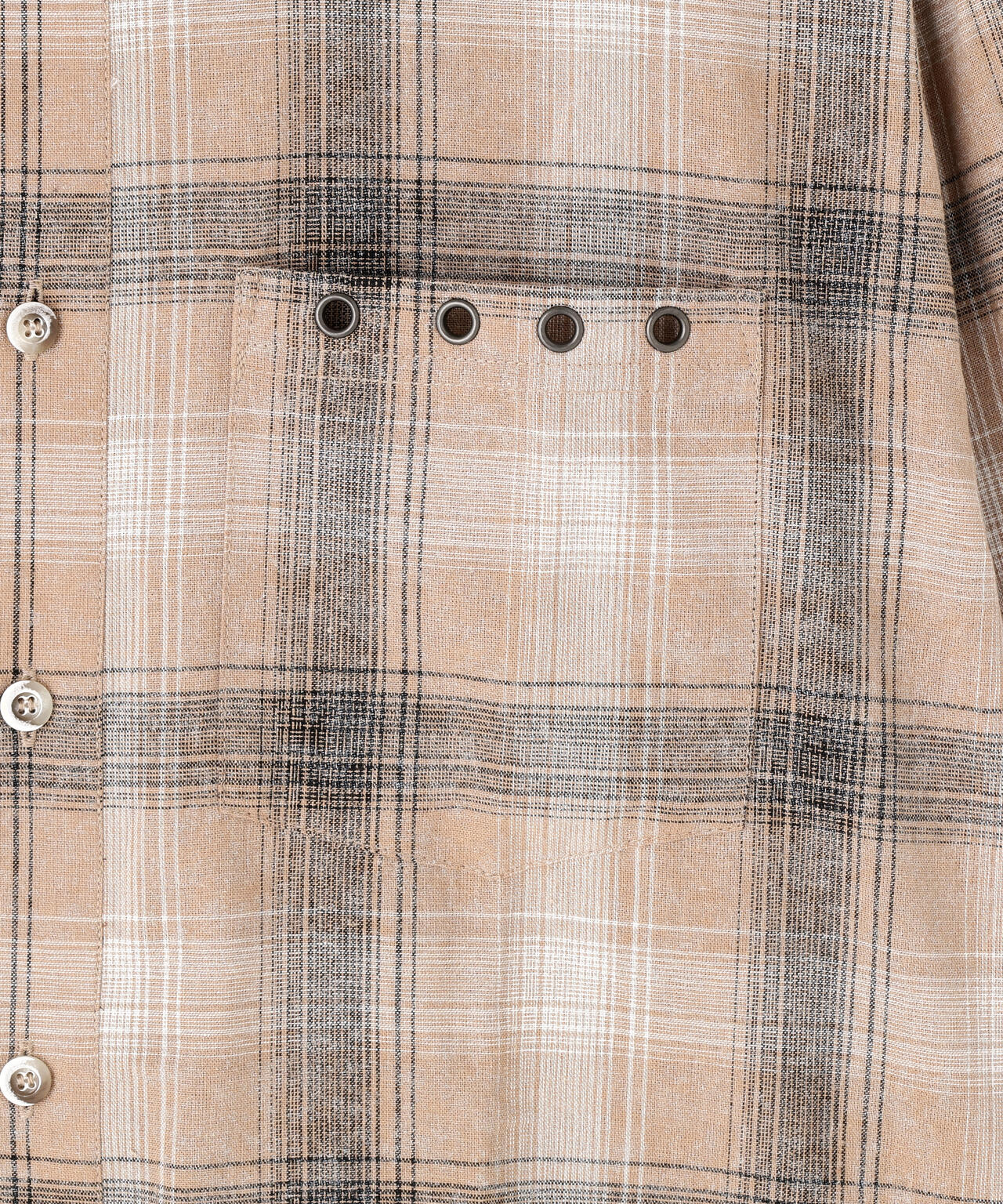 NOT4NERD/ノットフォーナード/TEMPLE PATCH CHEKERED SHIRT