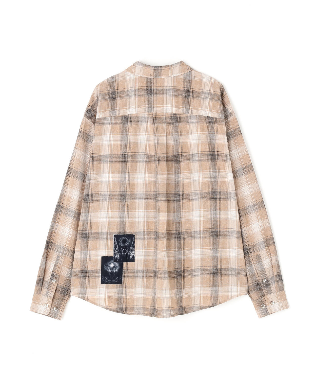 NOT4NERD/ノットフォーナード/TEMPLE PATCH CHEKERED SHIRT