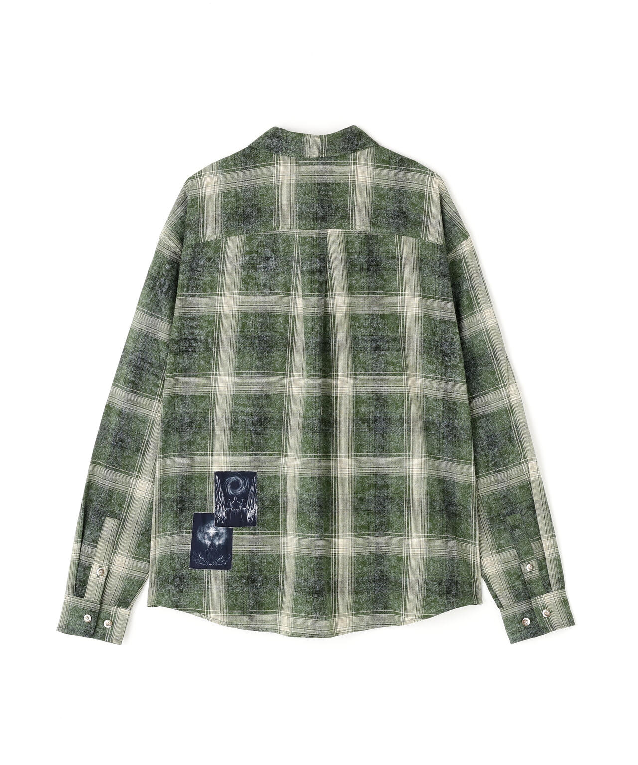 NOT4NERD/ノットフォーナード/TEMPLE PATCH CHEKERED SHIRT