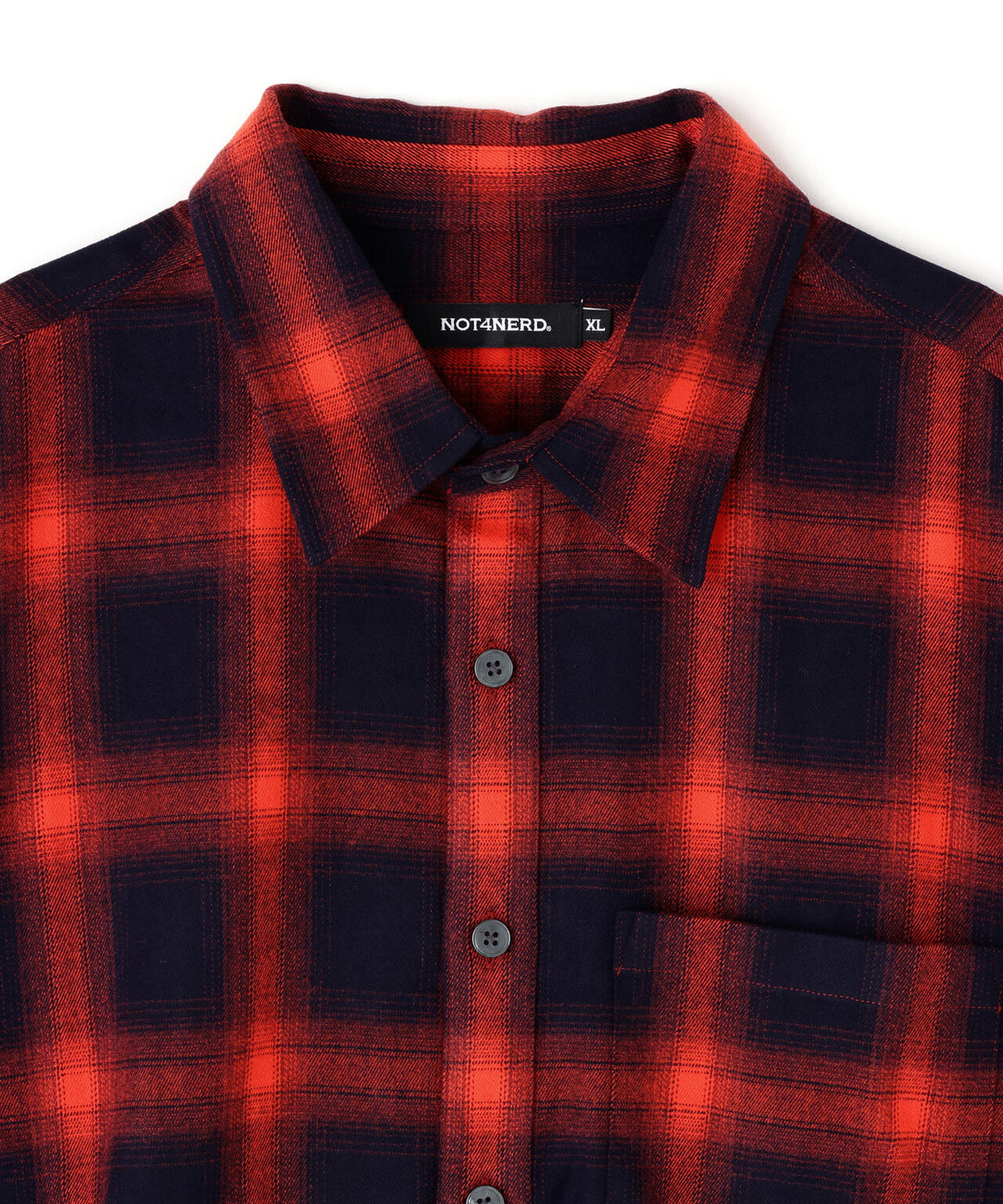 NOT4NERD/ノットフォーナード/N4ND OFFSHOOT FLANNEL SHIRT