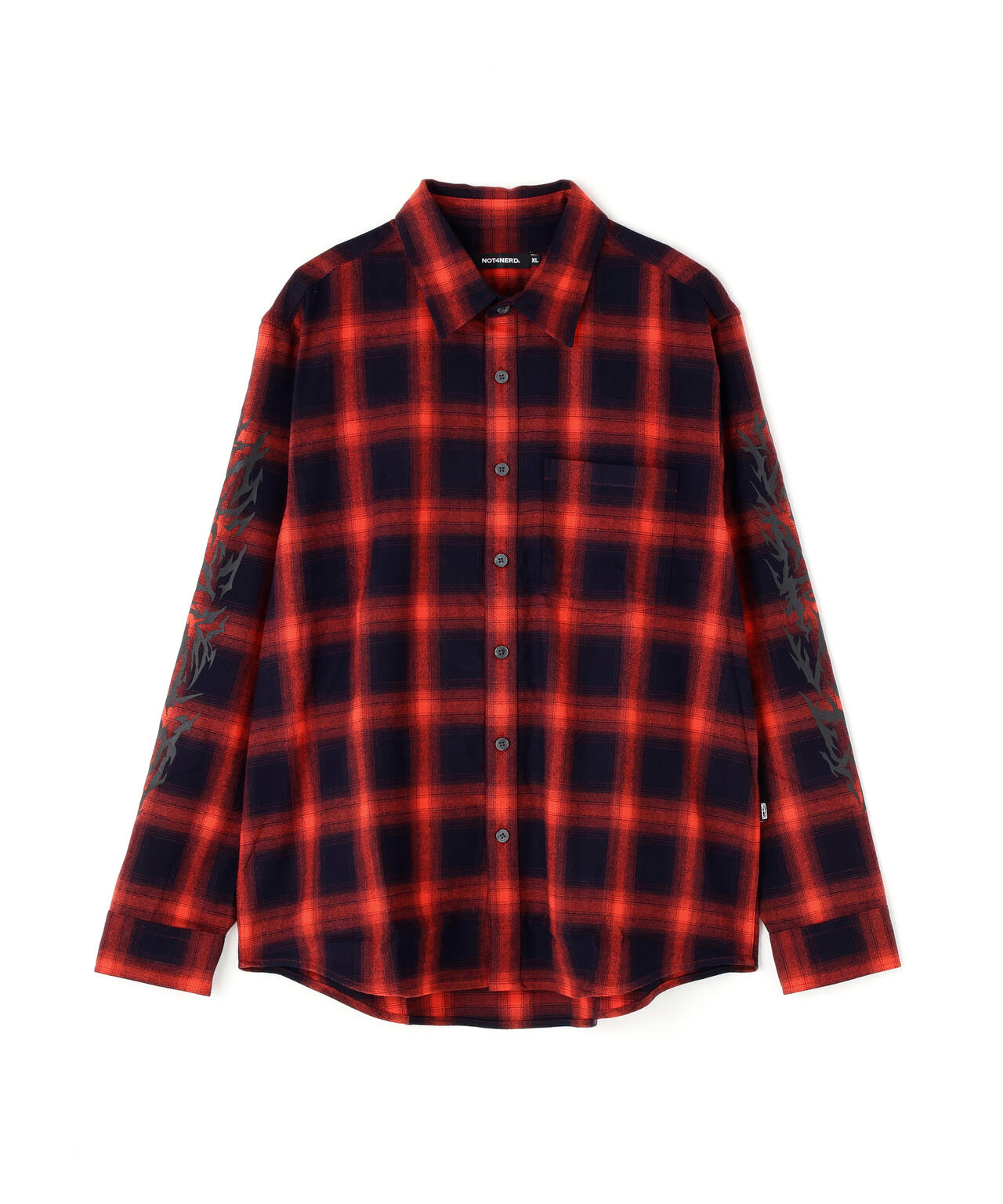 NOT4NERD/ノットフォーナード/N4ND OFFSHOOT FLANNEL SHIRT