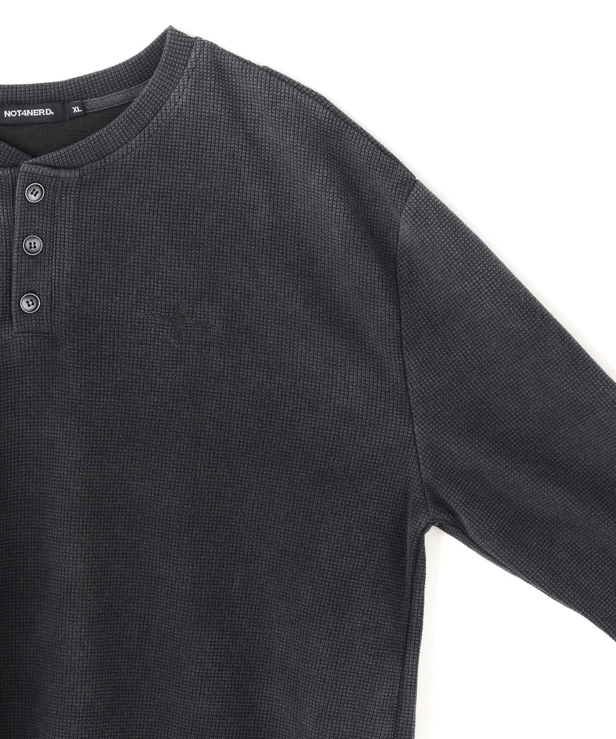 NOT4NERD/ノットフォーナード/Pigment Sleeve Lace Henley