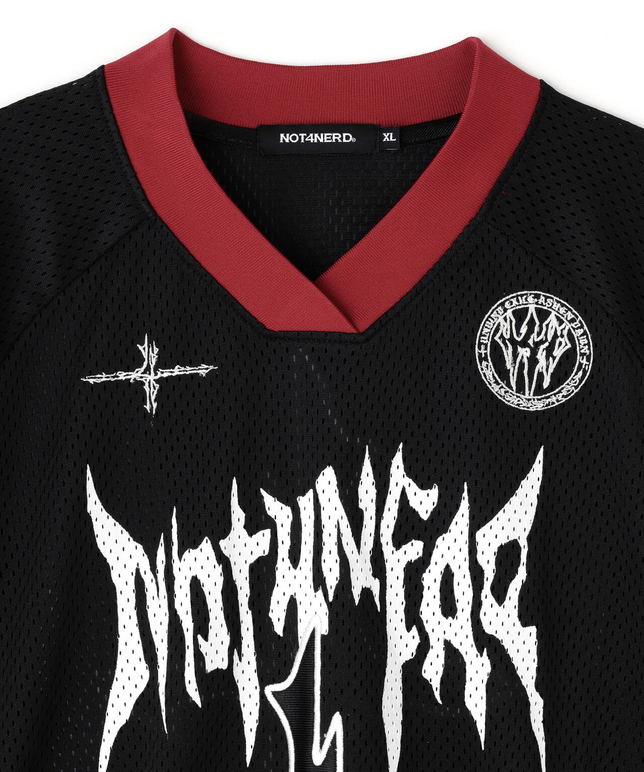 NOT4NERD/ノットフォーナード/BONE LOGO MESH LONG SLEEVE