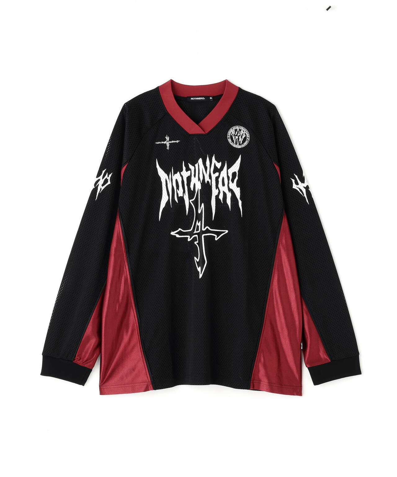 NOT4NERD/ノットフォーナード/BONE LOGO MESH LONG SLEEVE