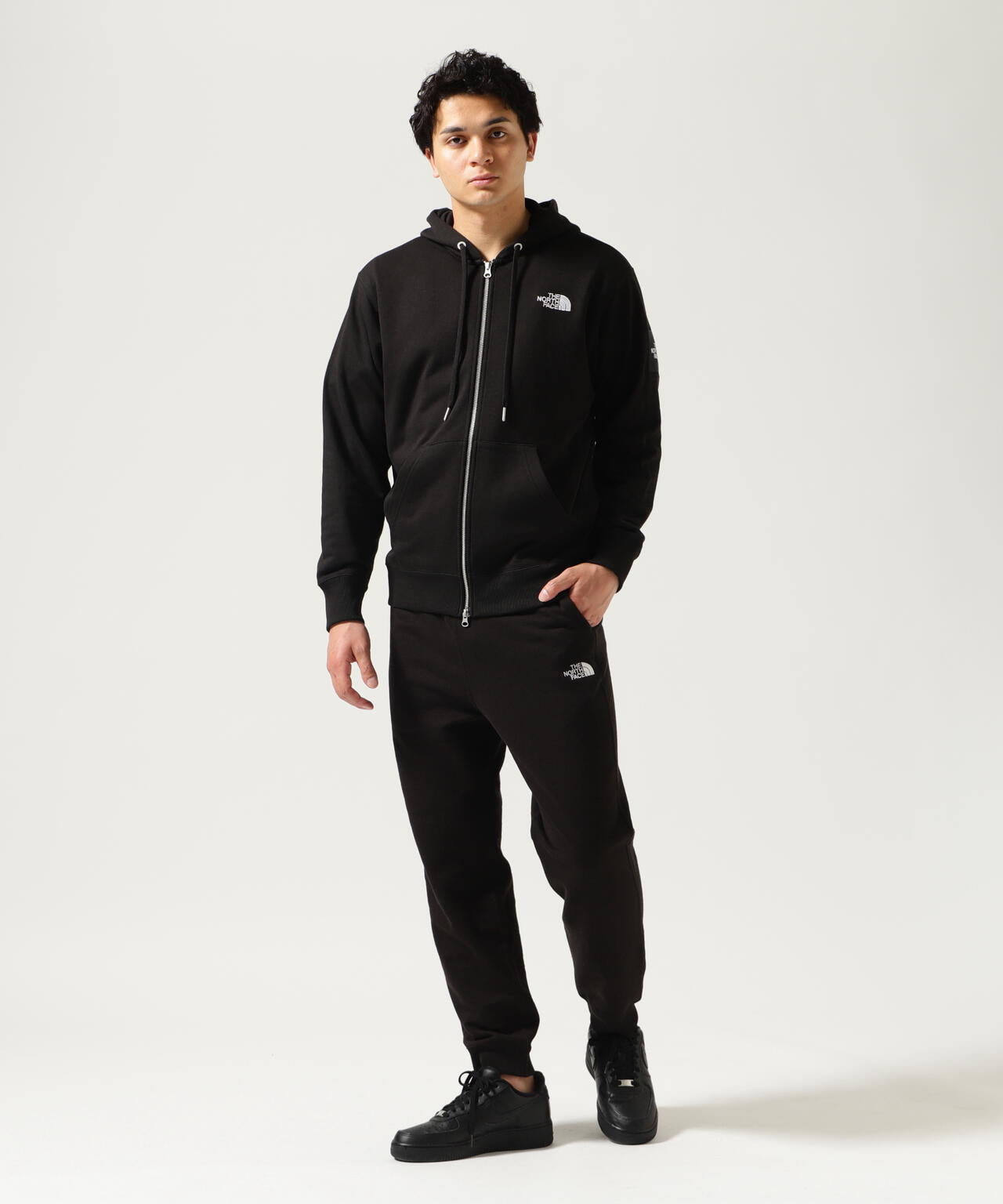 THE NORTH FACE/ザ・ノースフェイス/SQUARE LOGO FULL ZIP HOODIE