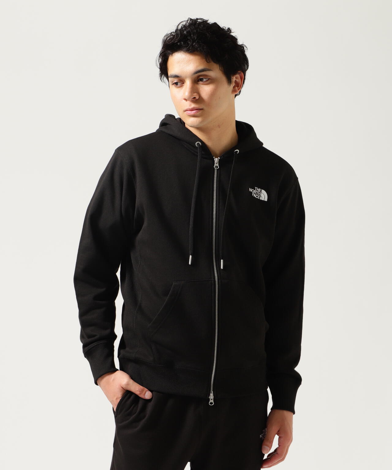 THE NORTH FACE/ザ・ノースフェイス/SQUARE LOGO FULL ZIP HOODIE