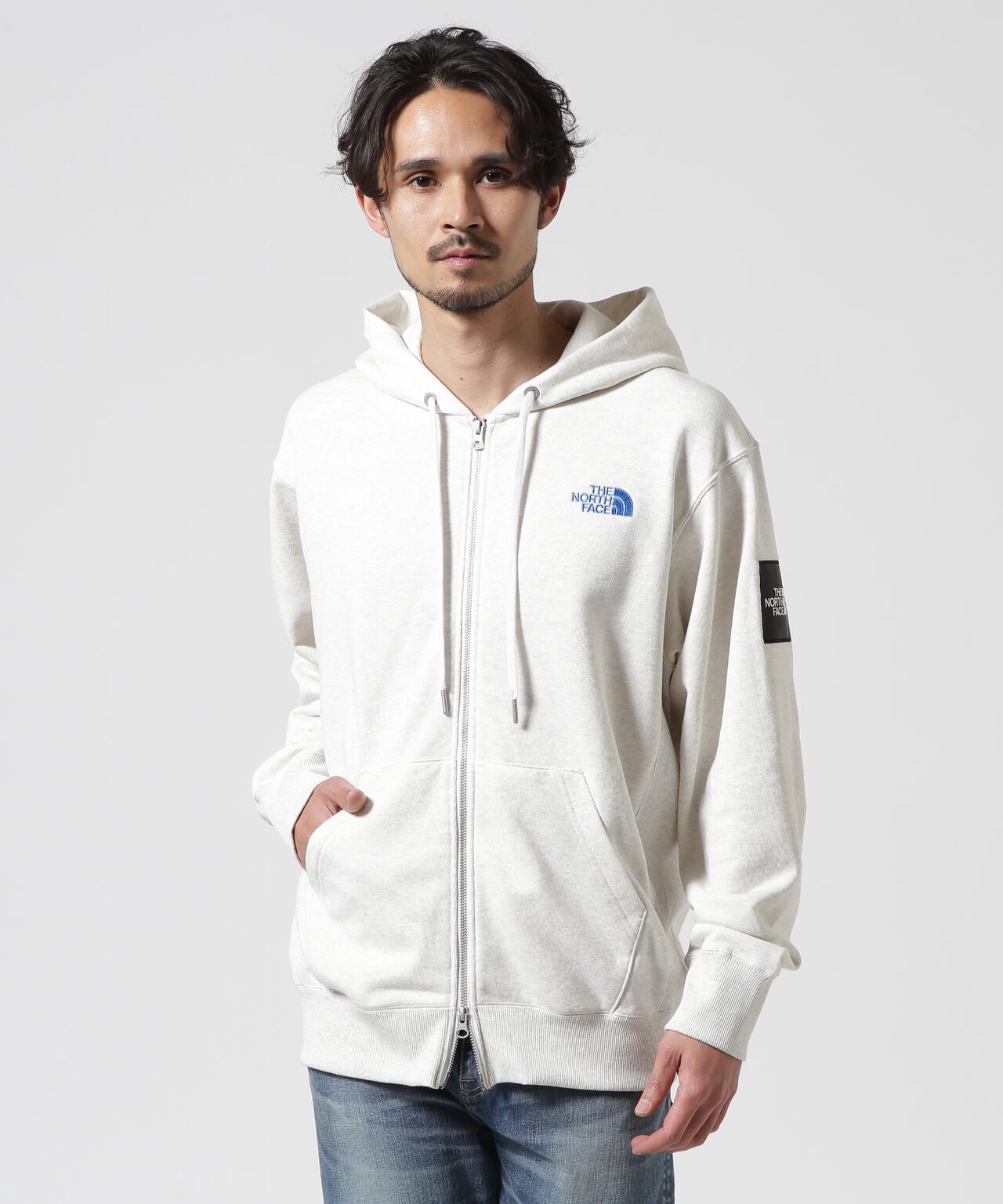 THE NORTH FACE/ザ・ノースフェイス/SQUARE LOGO FULL ZIP HOODIE