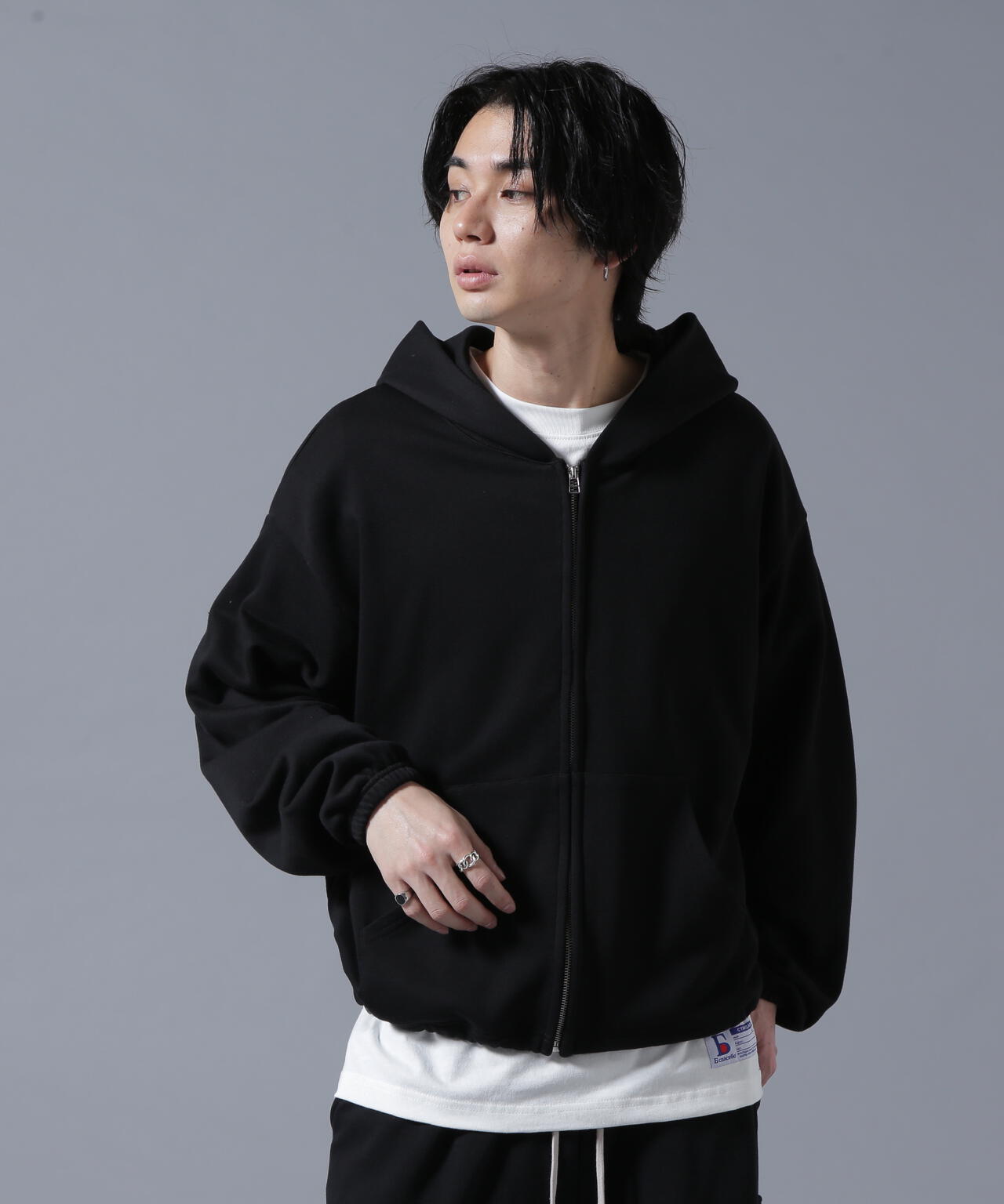 【WEB&DEPOT限定】DankeSchon/ダンケシェーン/SWEAT SHORT ZIP-HOODIE