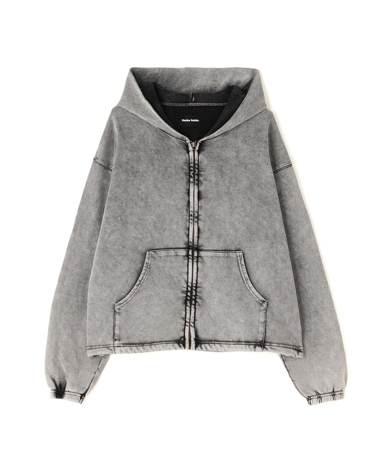 【WEB&DEPOT限定】DankeSchon/ダンケシェーン/SWEAT SHORT ZIP-HOODIE