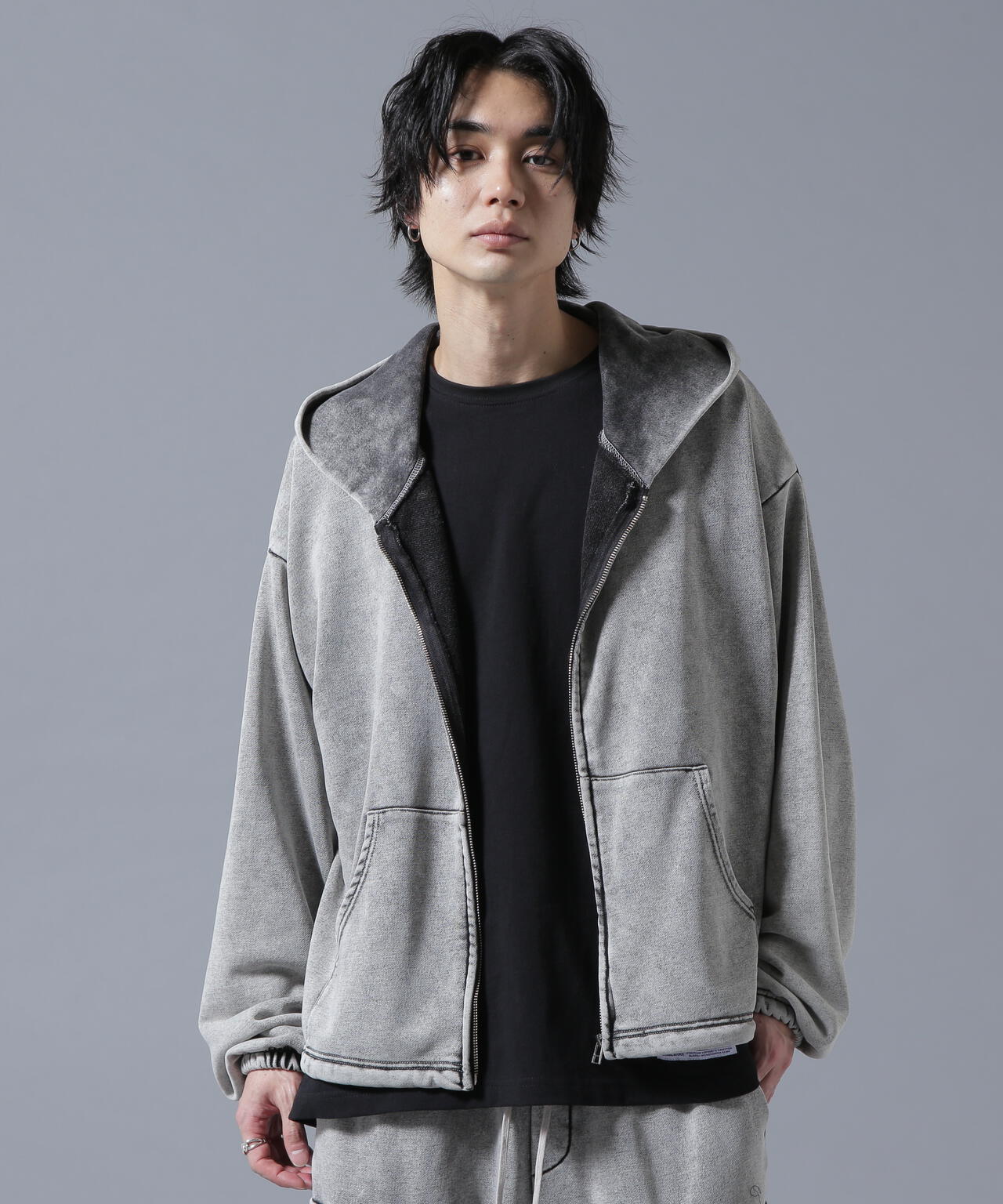 【WEB&DEPOT限定】DankeSchon/ダンケシェーン/SWEAT SHORT ZIP-HOODIE