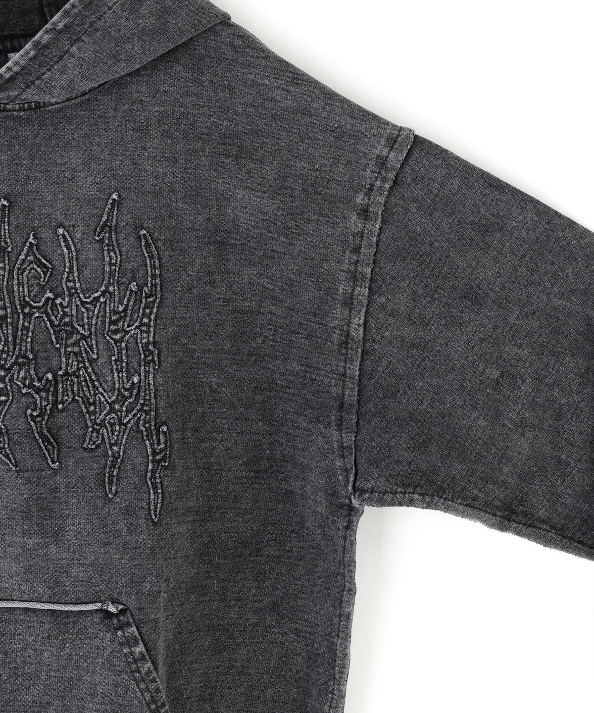 NOT4NERD/ノットフォーナード/OFFSHOOT LOGO DENIM HOODIE