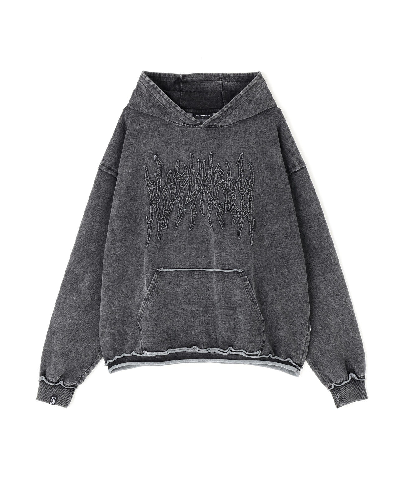 NOT4NERD/ノットフォーナード/OFFSHOOT LOGO DENIM HOODIE