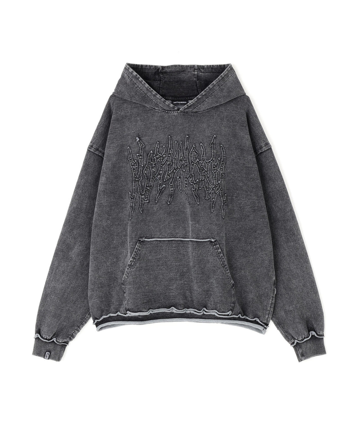 NOT4NERD/ノットフォーナード/OFFSHOOT LOGO DENIM HOODIE