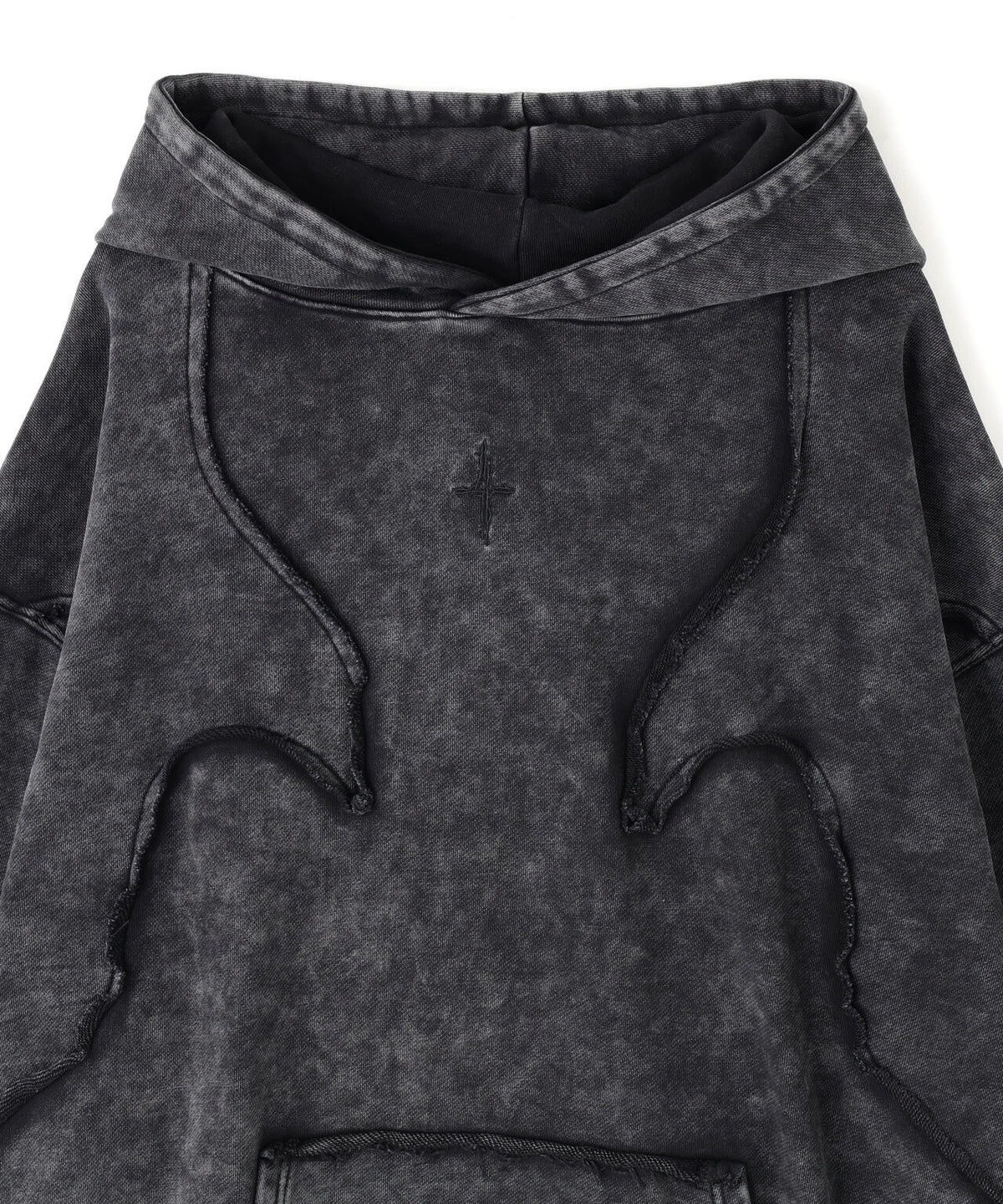 NOT4NERD/ノットフォーナード/4 SYMBOL SALT WASHING INCISION HOODIE