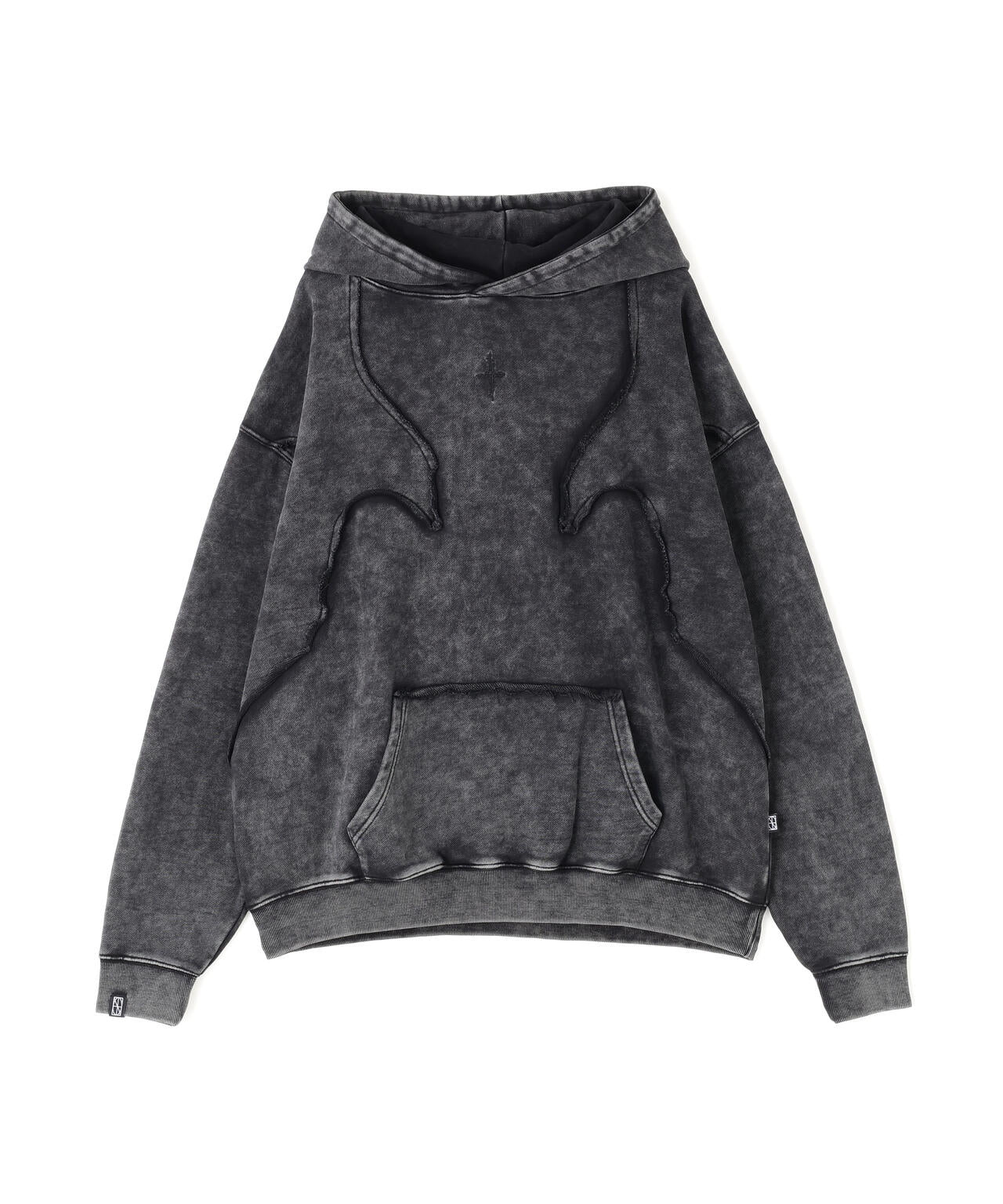 NOT4NERD/ノットフォーナード/4 SYMBOL SALT WASHING INCISION HOODIE