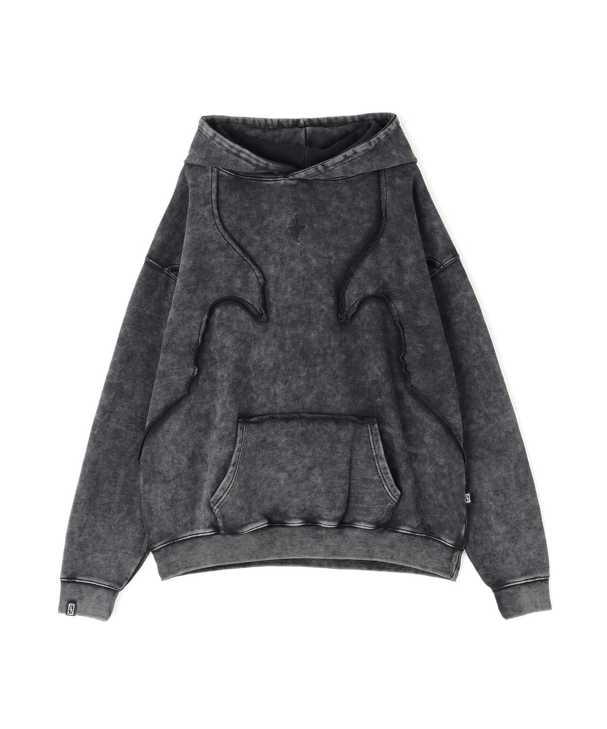 NOT4NERD/ノットフォーナード/4 SYMBOL SALT WASHING INCISION HOODIE