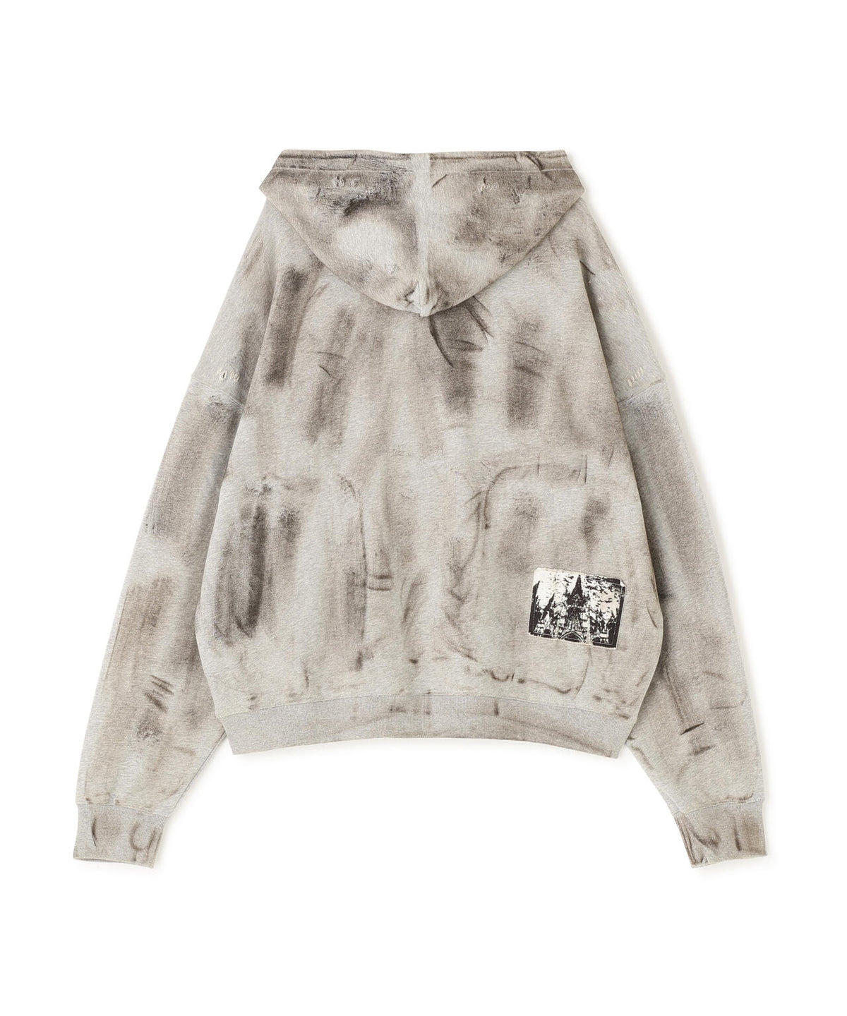 NOT4NERD/ノットフォーナード/DAMAGE WASHED PATCH PULLOVER HOODIE