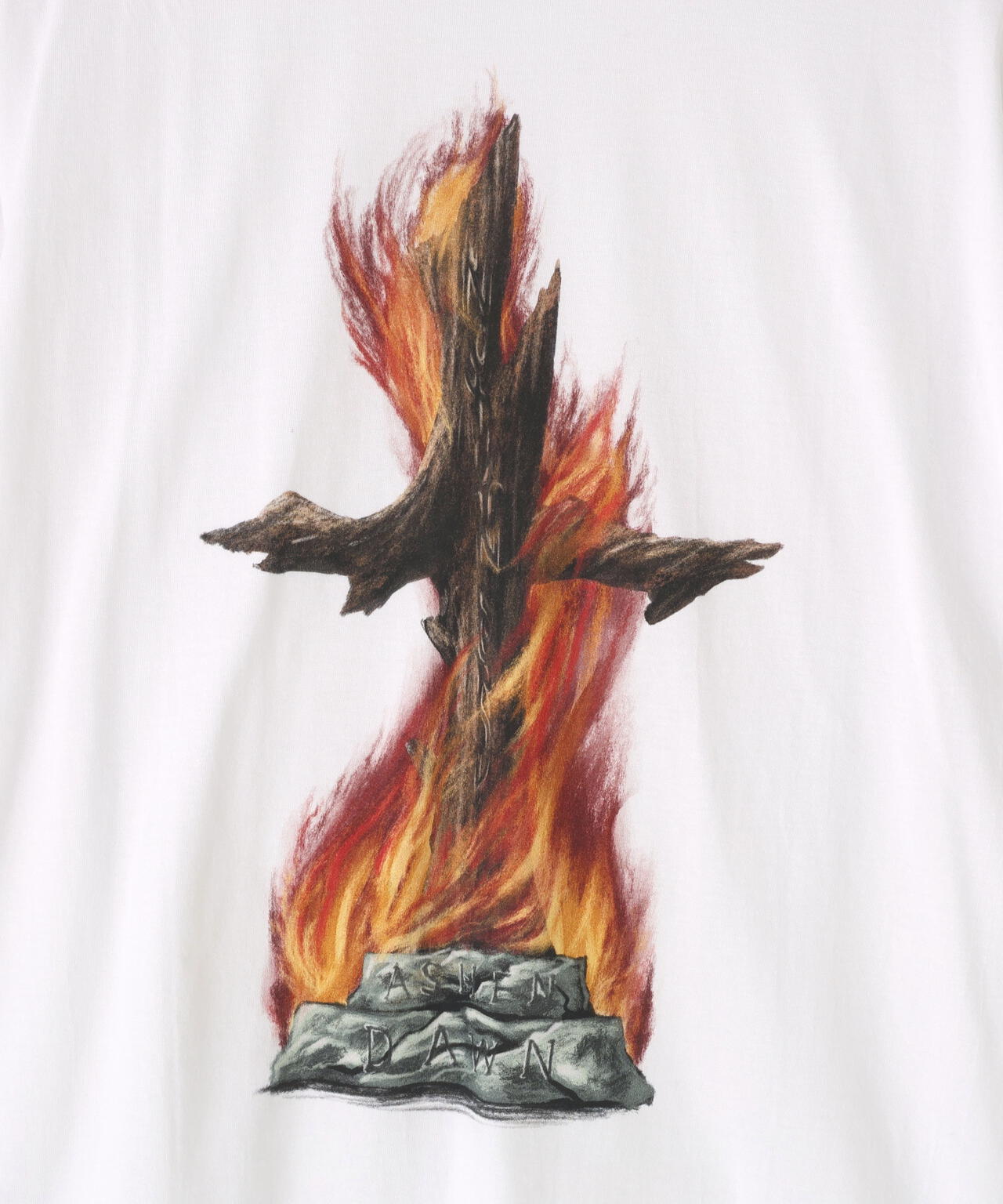 NOT4NERD/ノットフォーナード/BURNNING STAKE T-SHIRT BROWN