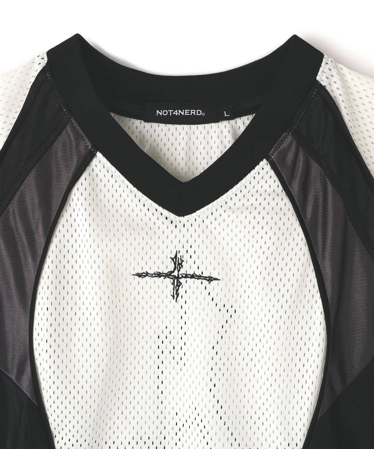 NOT4NERD/ノットフォーナード/4 SYMBOL COLOUR MESH T-SHIRT