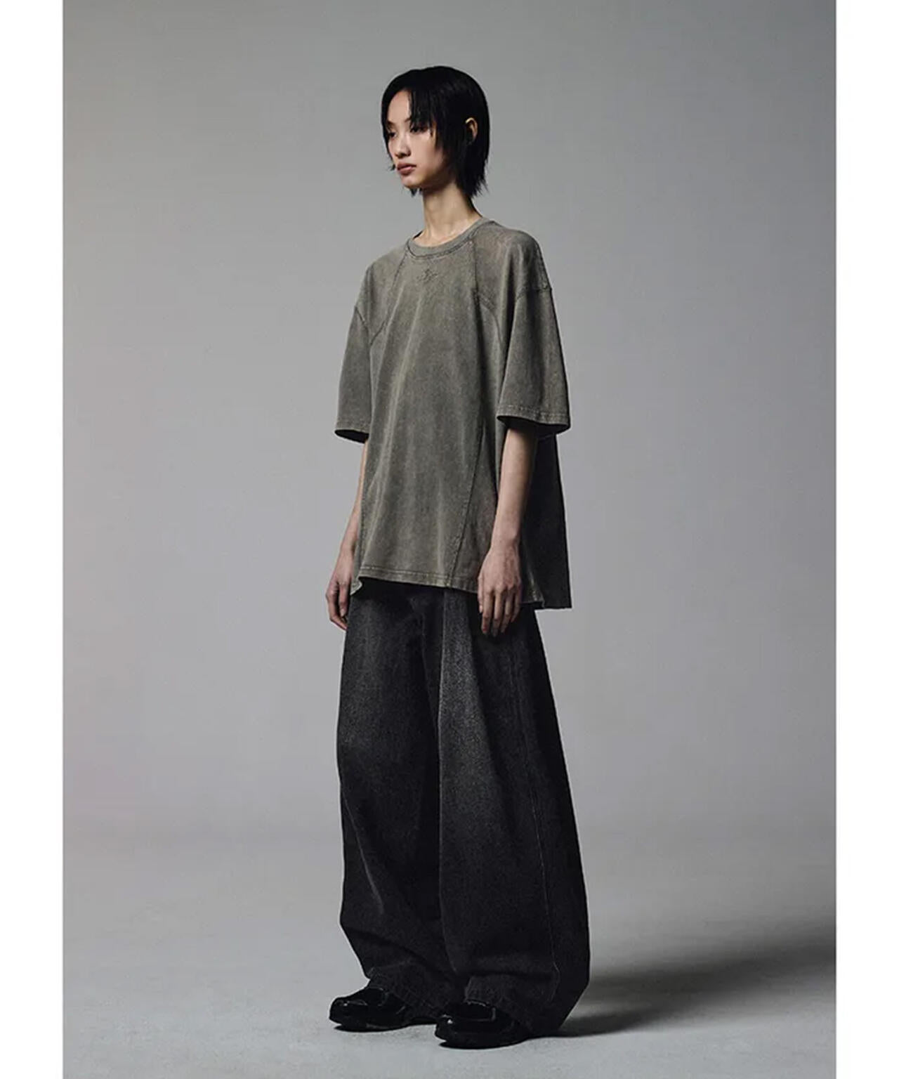 NOT4NERD/ノットフォーナード/4 CROSS SYNBOL PIGMENT TEE