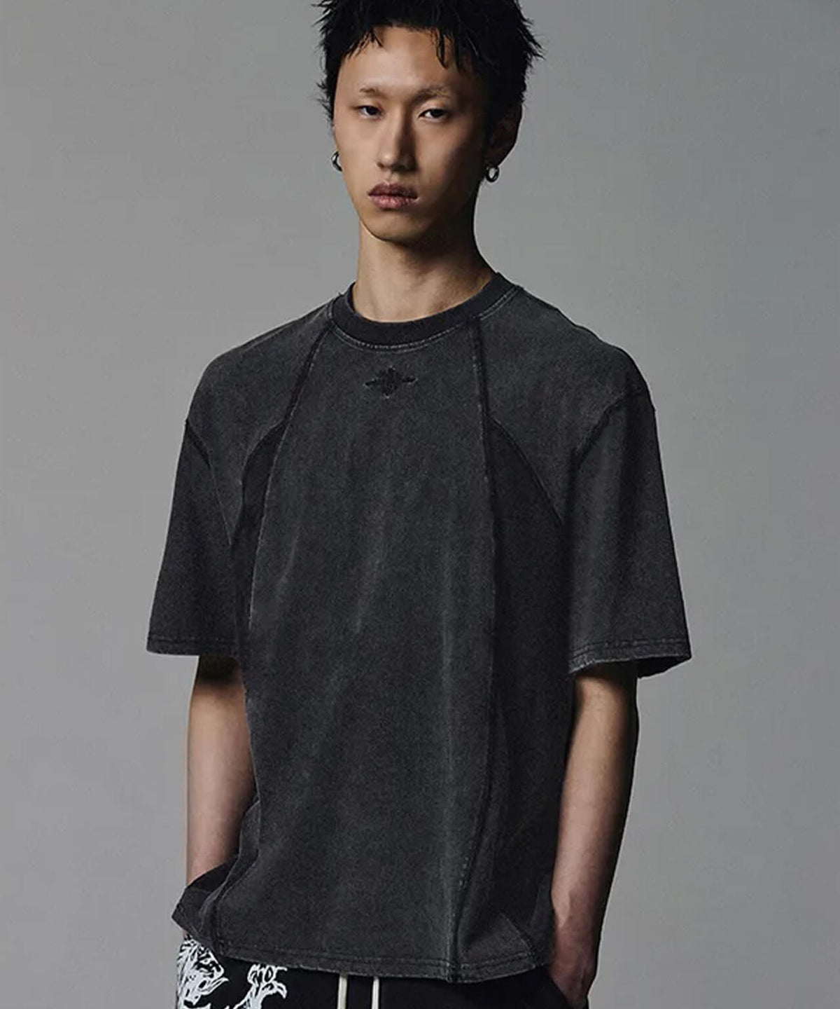 NOT4NERD/ノットフォーナード/4 CROSS SYNBOL PIGMENT TEE