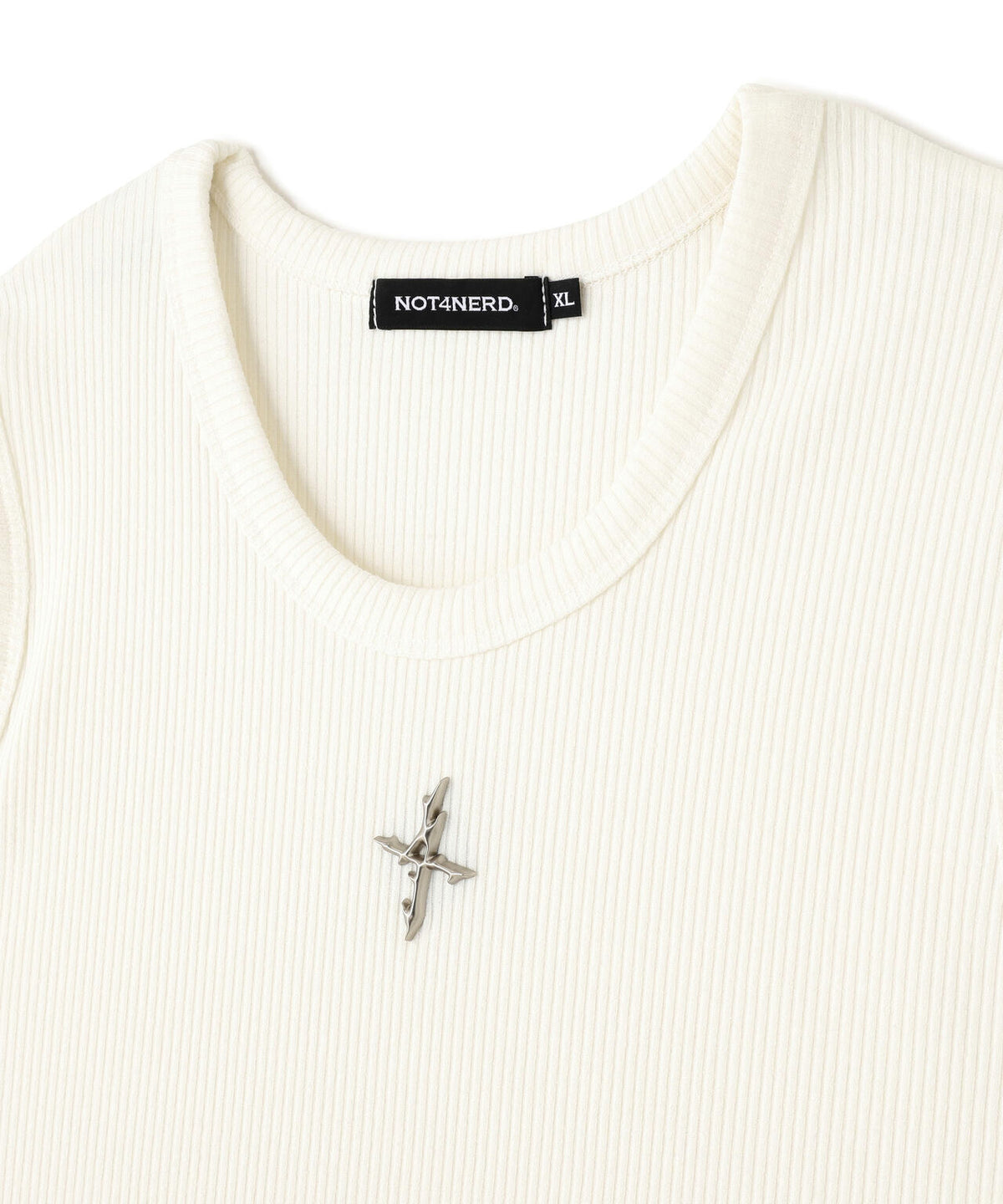 NOT4NERD/ノットフォーナード/4 SYMBOL RIBBED SLEEVELESS