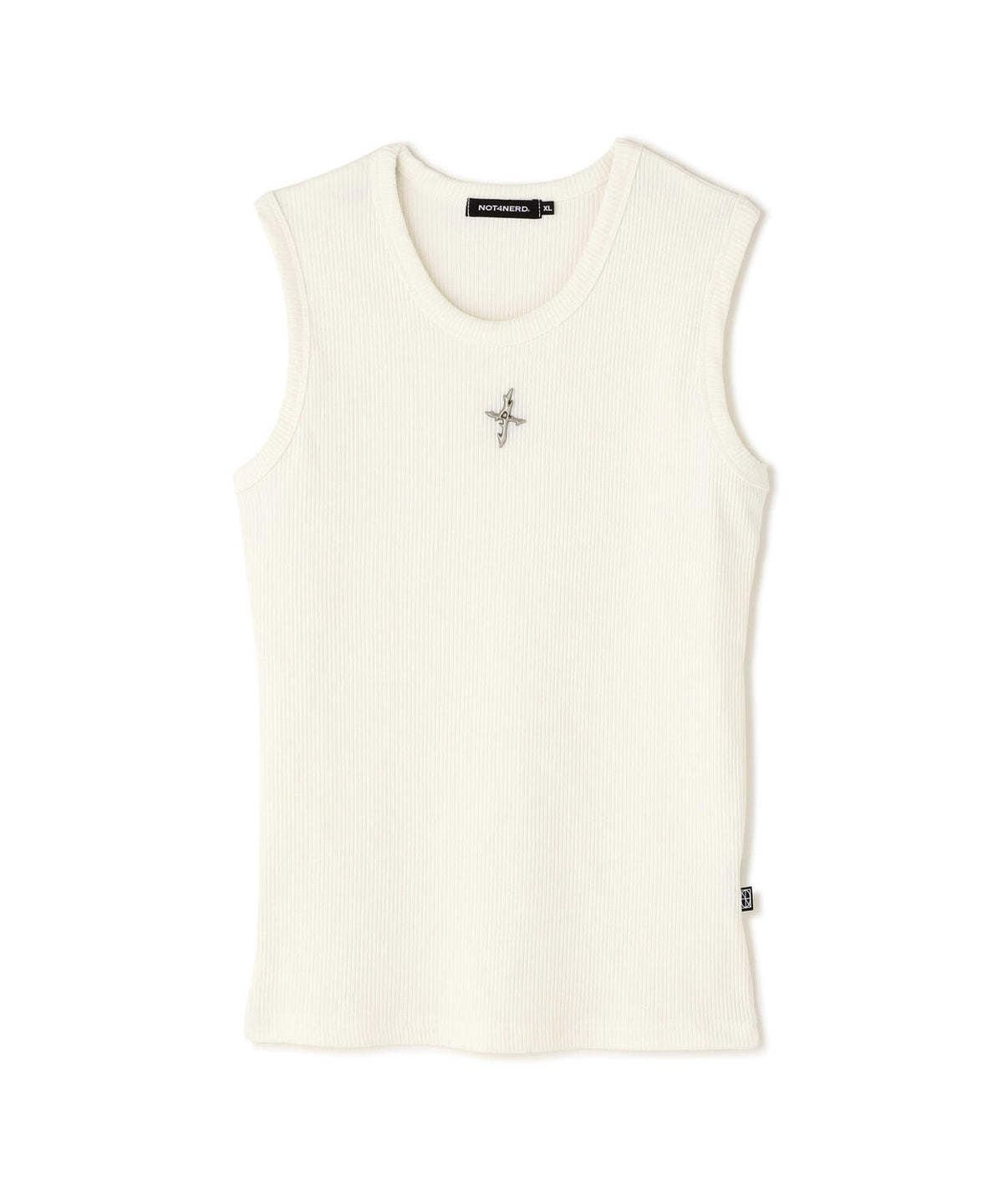 NOT4NERD/ノットフォーナード/4 SYMBOL RIBBED SLEEVELESS