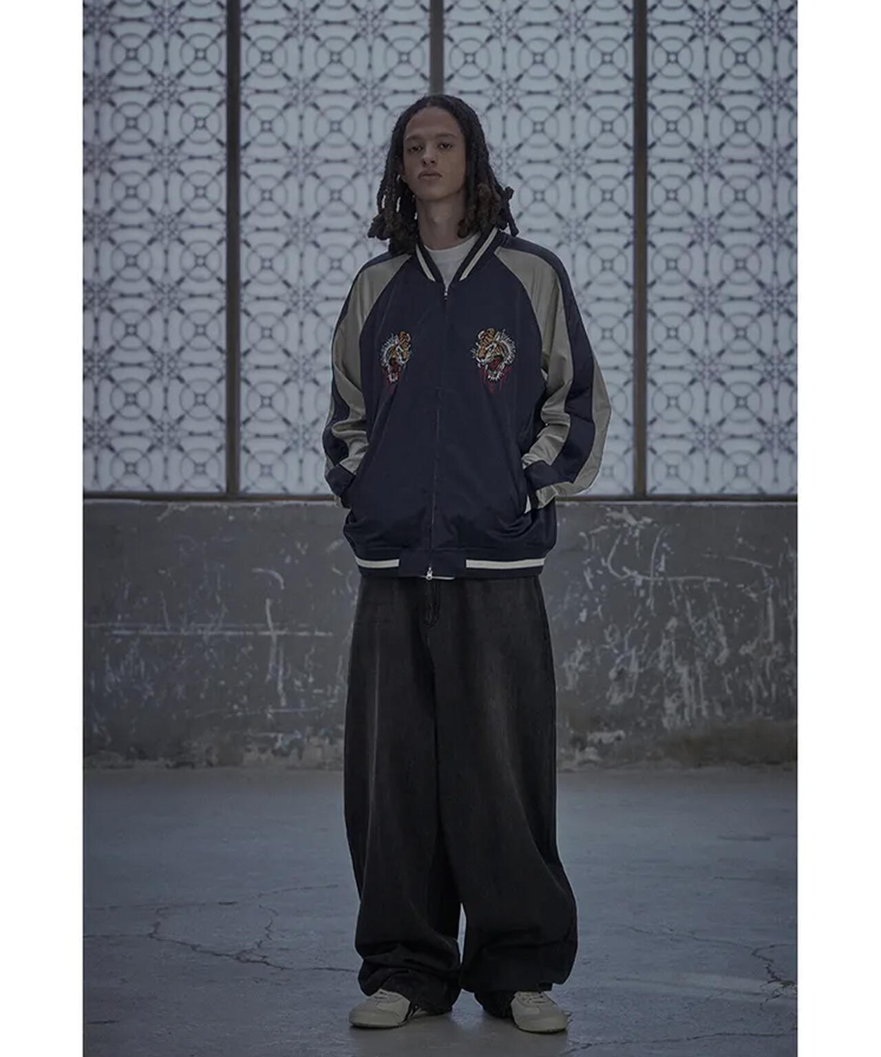 NOT4NERD/ノットフォーナード/TIGER SATIN BLOUSON JACKET