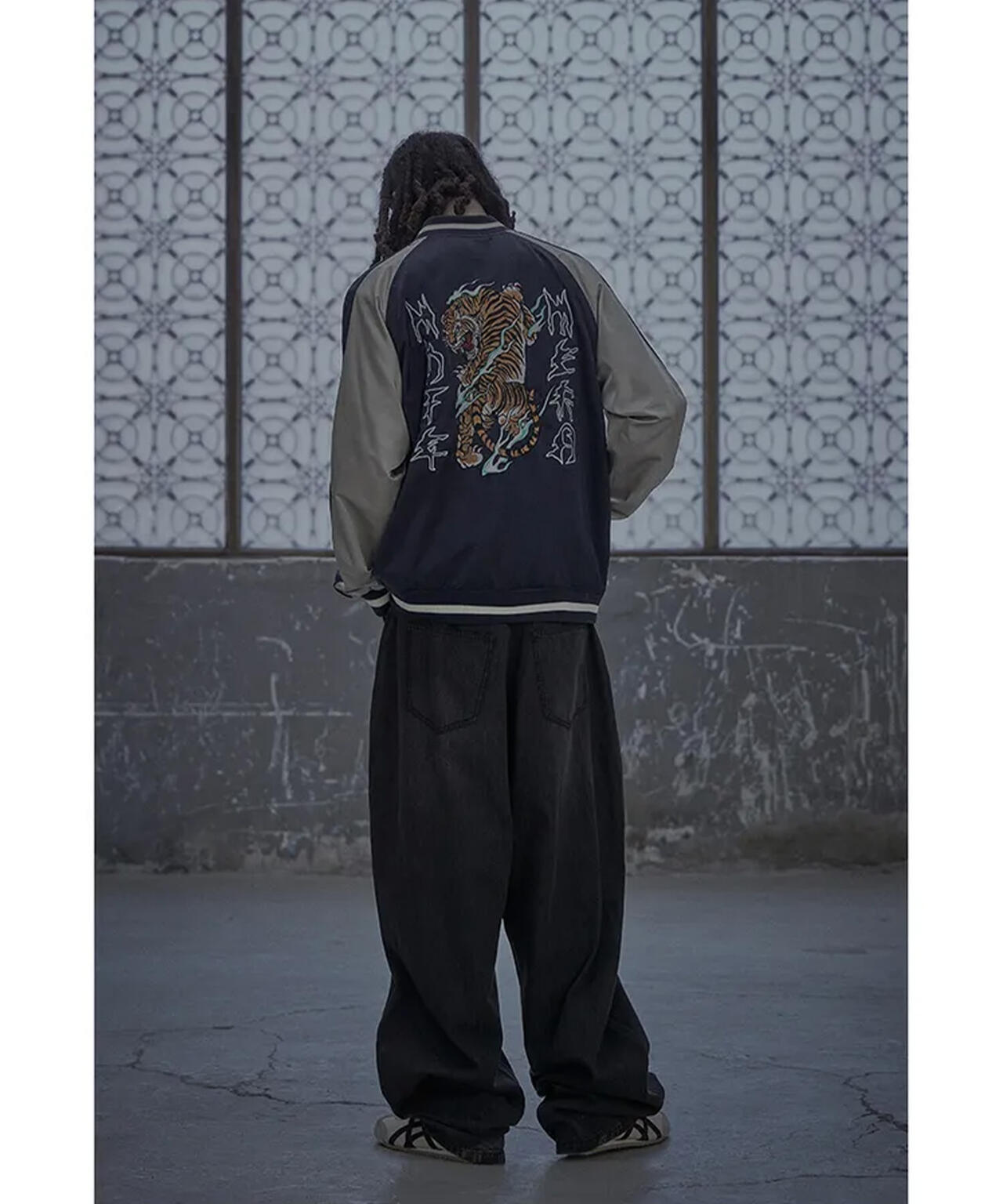 NOT4NERD/ノットフォーナード/TIGER SATIN BLOUSON JACKET