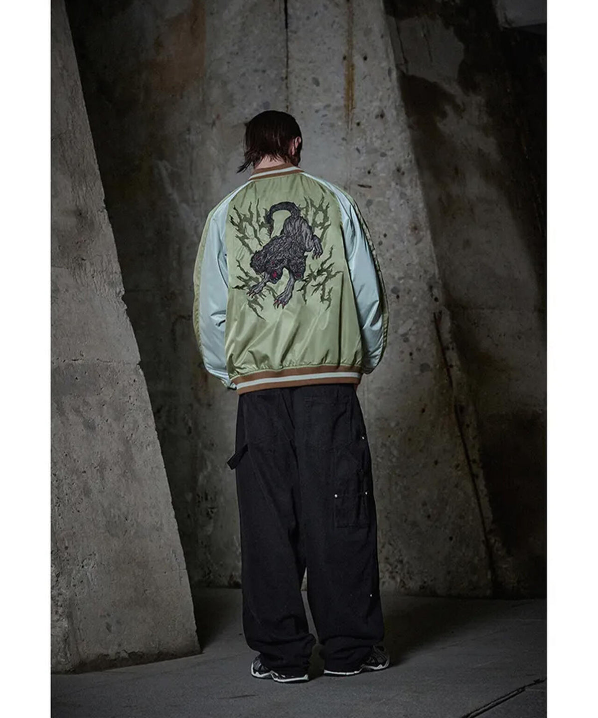 NOT4NERD/ノットフォーナード/CERBERUS SATIN SOUVENIR JACKET