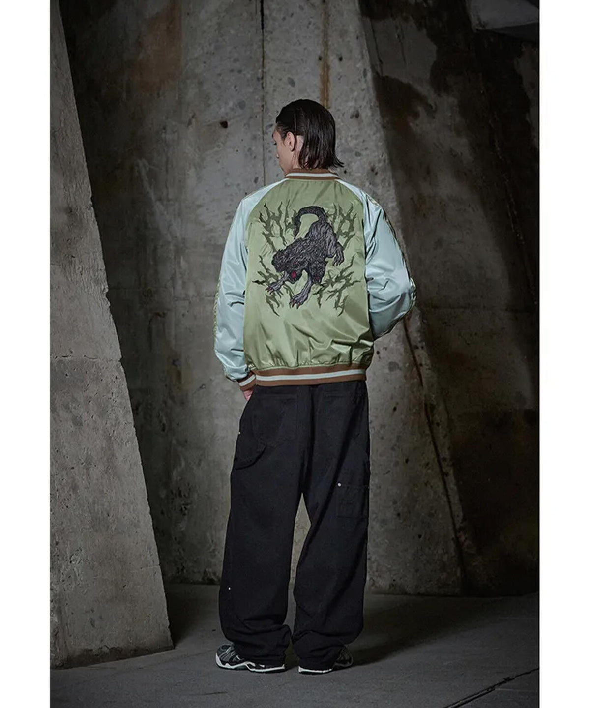 NOT4NERD/ノットフォーナード/CERBERUS SATIN SOUVENIR JACKET
