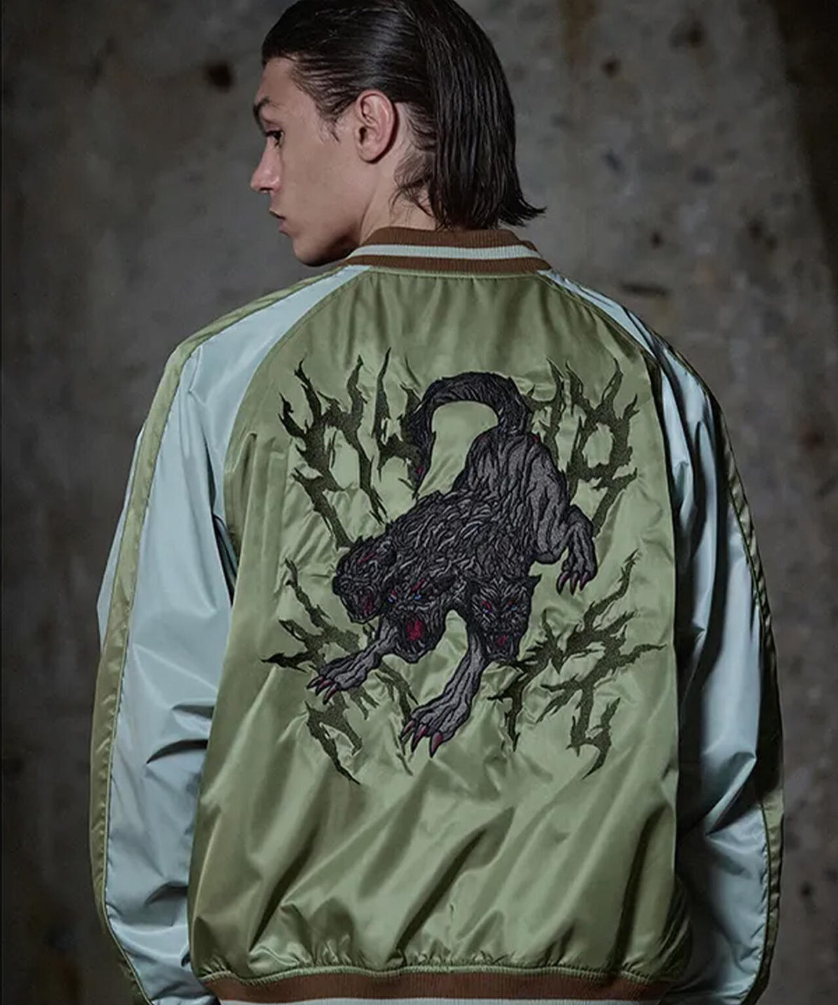 NOT4NERD/ノットフォーナード/CERBERUS SATIN SOUVENIR JACKET
