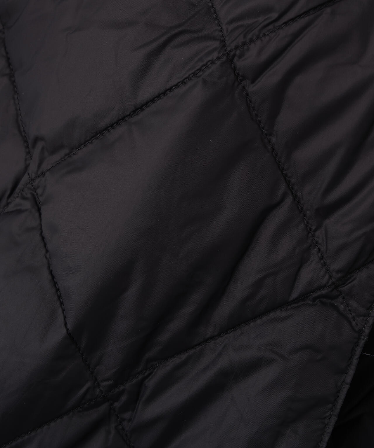 TAION/タイオン/SINGLE SNAP BUTTON V NECK LONG DOWN GILET【WOMEN】
