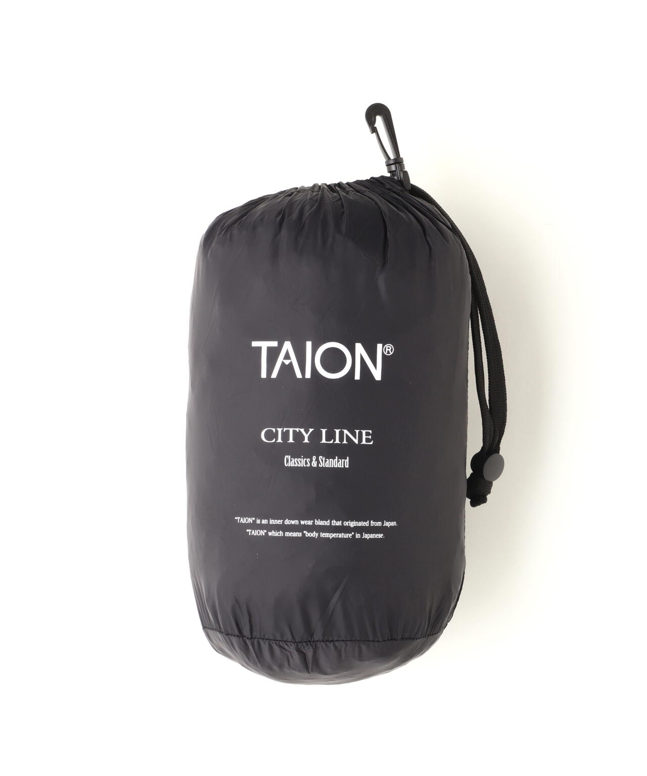 TAION/タイオン/SINGLE SNAP BUTTON V NECK LONG DOWN GILET【WOMEN】