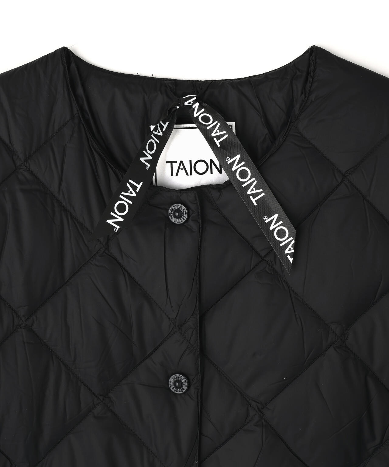 TAION/タイオン/SINGLE CITY CREW NECK LONG DOWN JACKET【WOMEN】