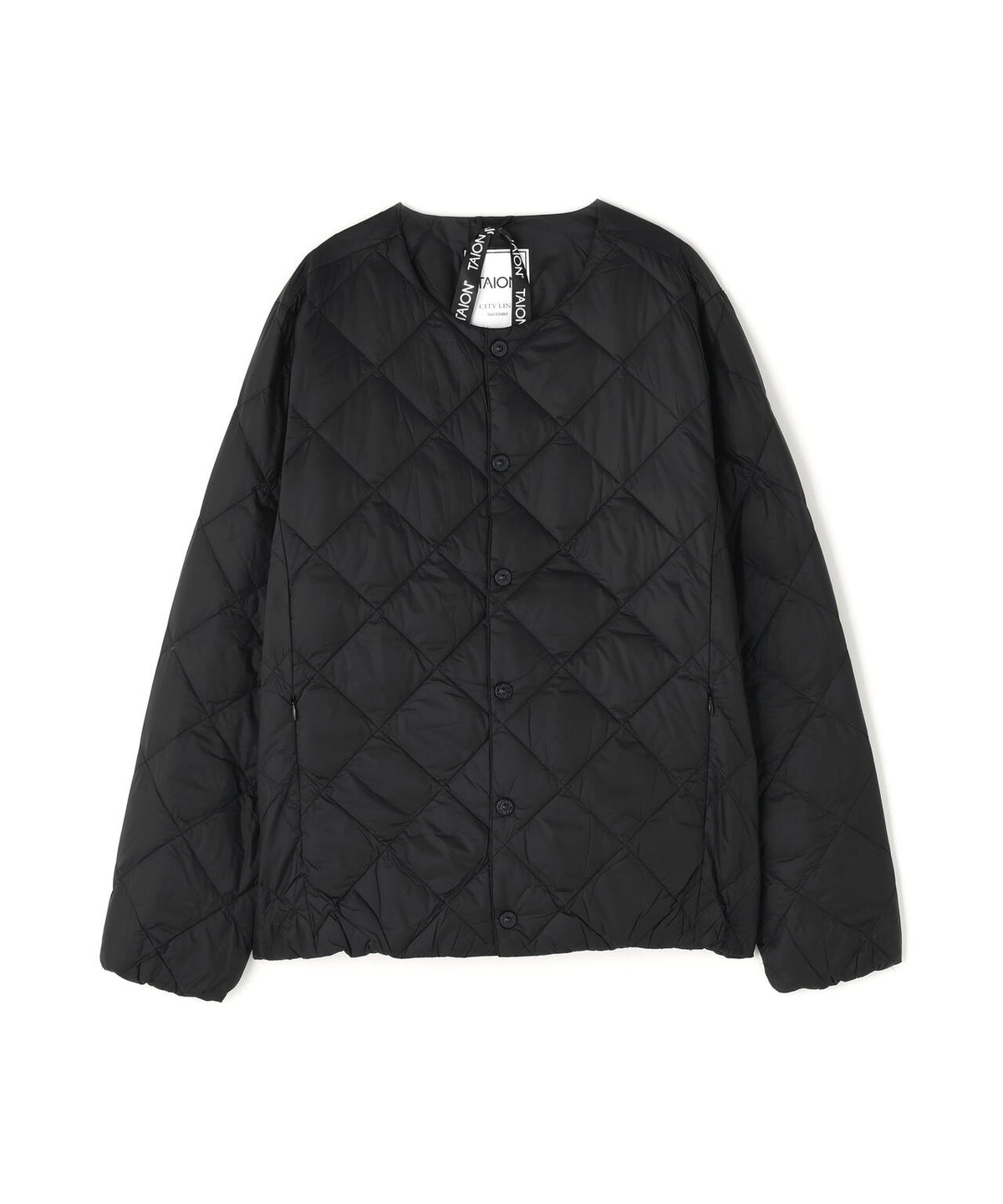 TAION/タイオン/CITY CREW NECK DOWN JACKET【WOMEN】
