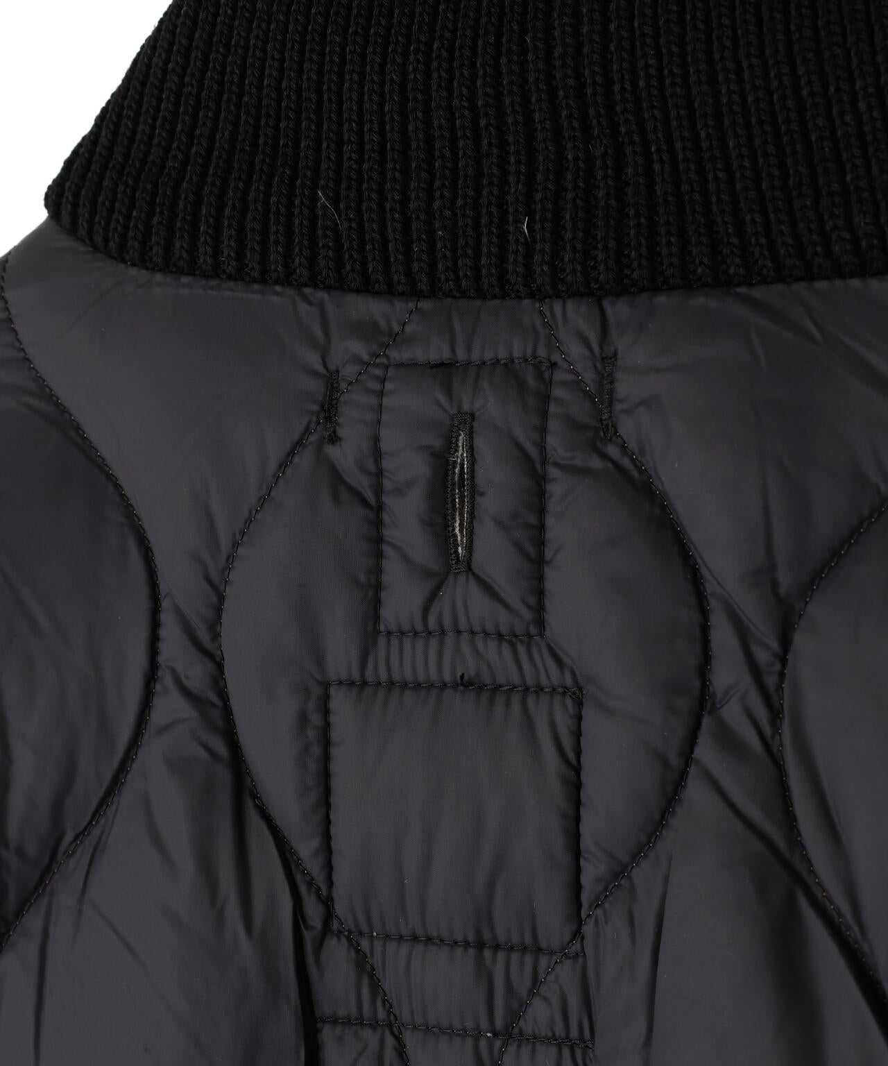 TAION/タイオン/MILITARY HI NECK KNIT+DOWN JACKET SOFT SHELL【WOMEN】