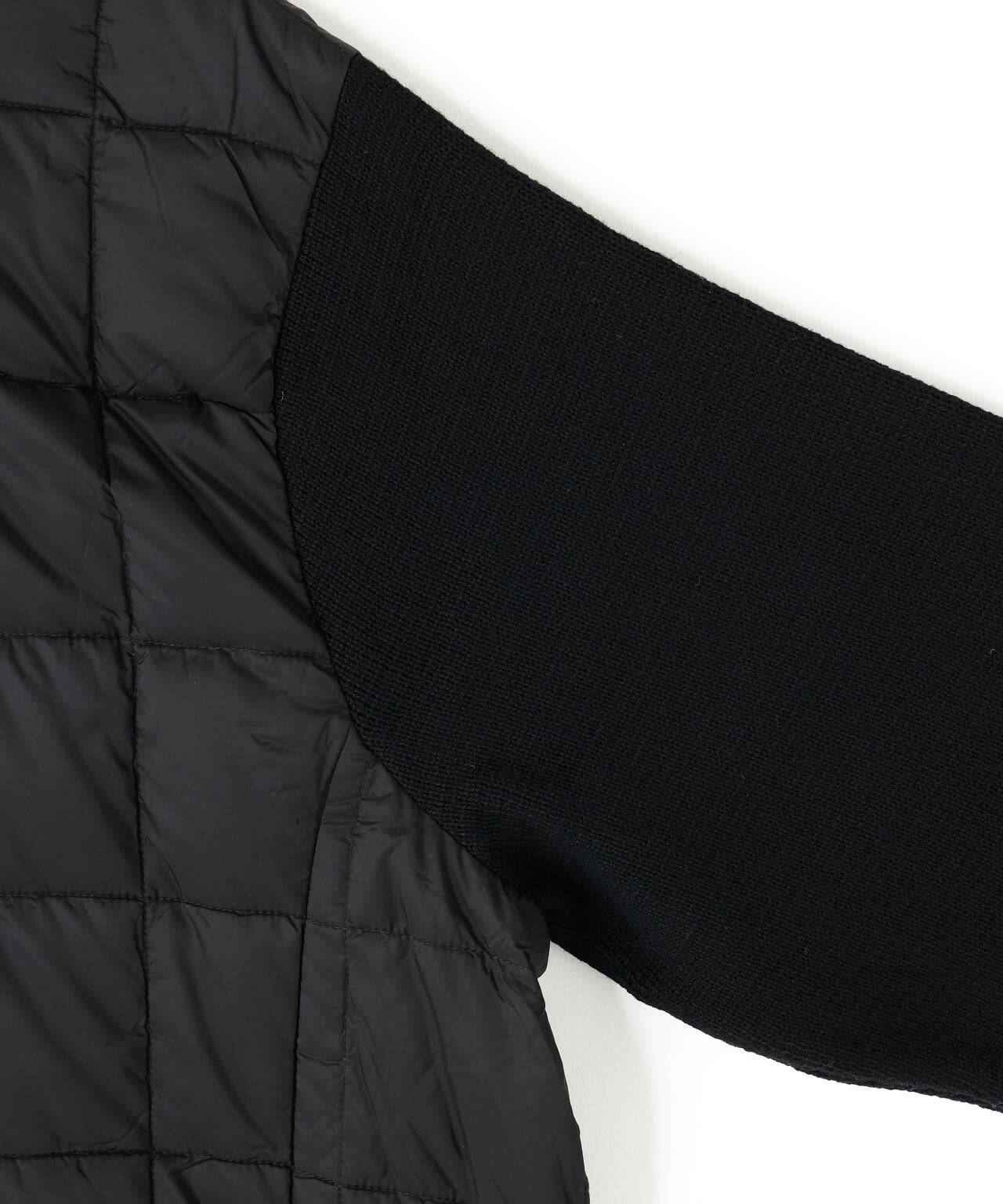 TAION/タイオン/HI NECK DOWN JACKET+SLEEVE KNIT【MEN】
