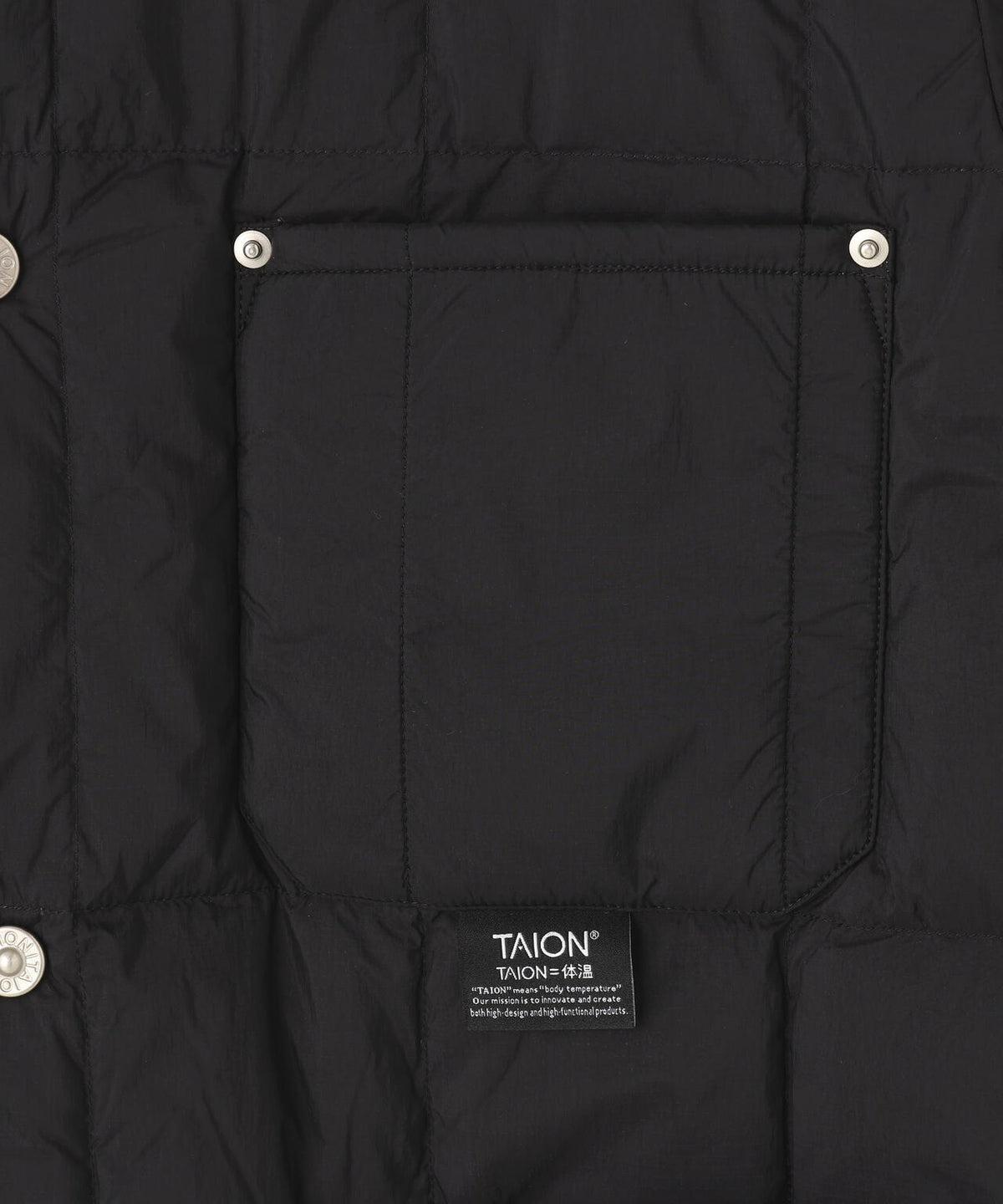 TAION/タイオン/WORK CREW NECK DOWN JACKET【UNISEX】